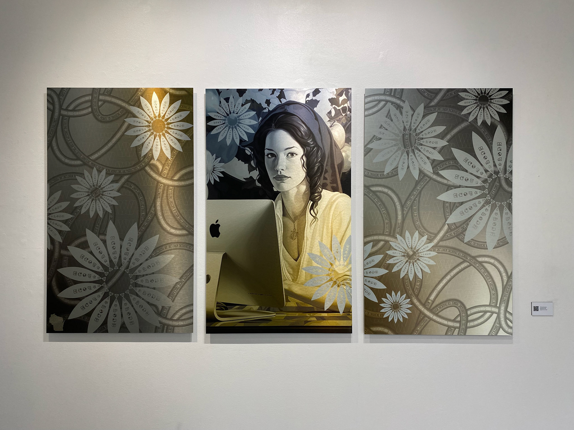 Tamara McLean, Systematic, 2024, print on metal