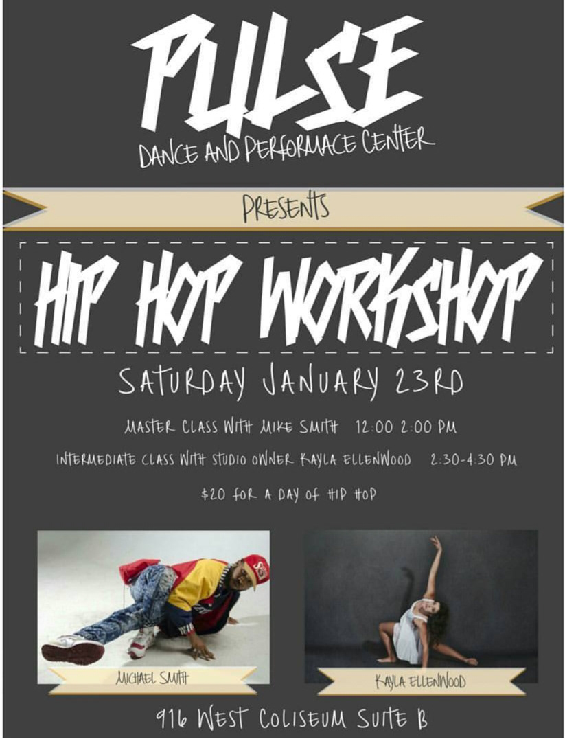 Flyer Design for dance workshop 1