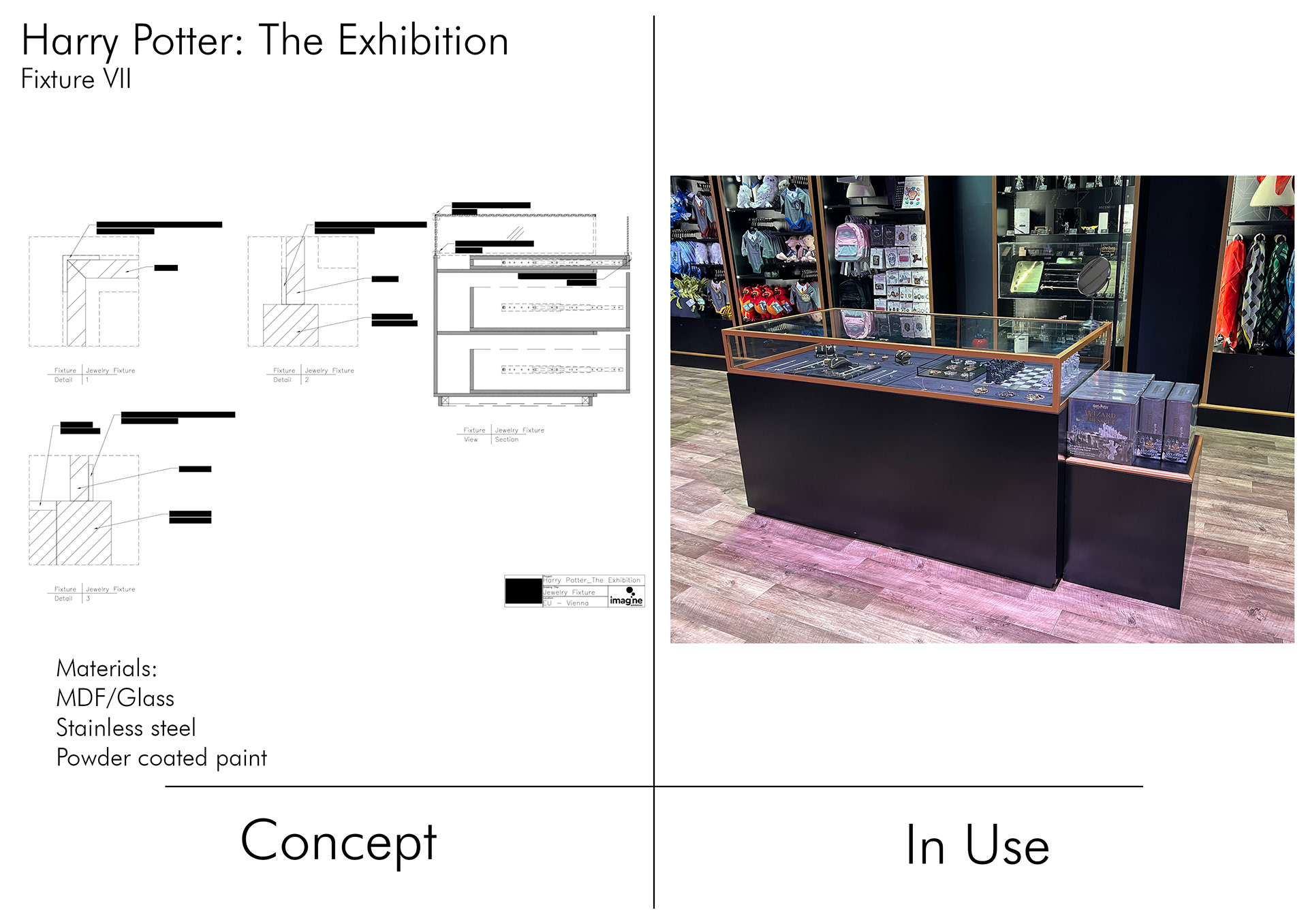 Harry Potter™: The Exhibition - Fixture Development
