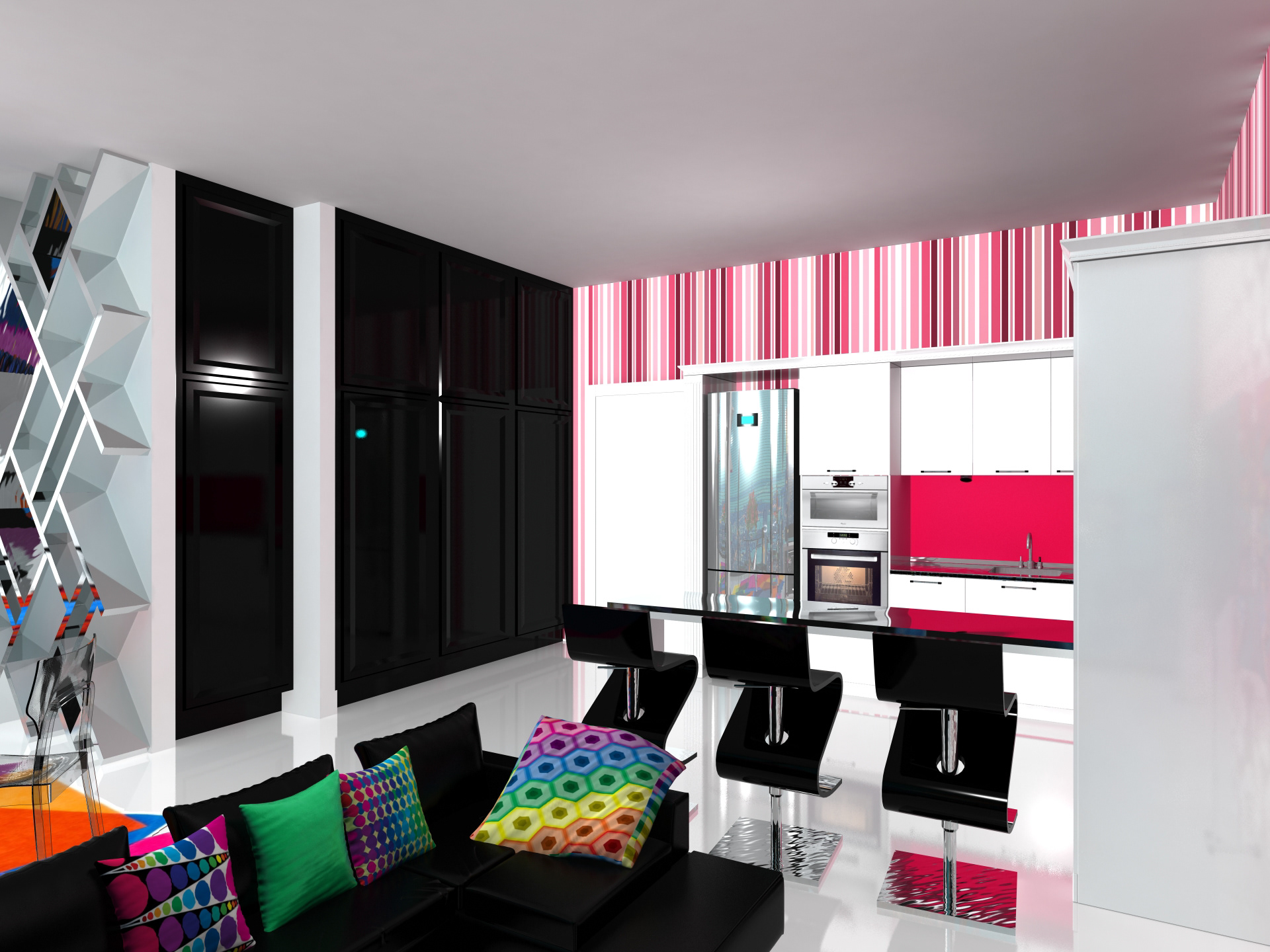 Nirvana - Studio Apartment Concept (Rendering)