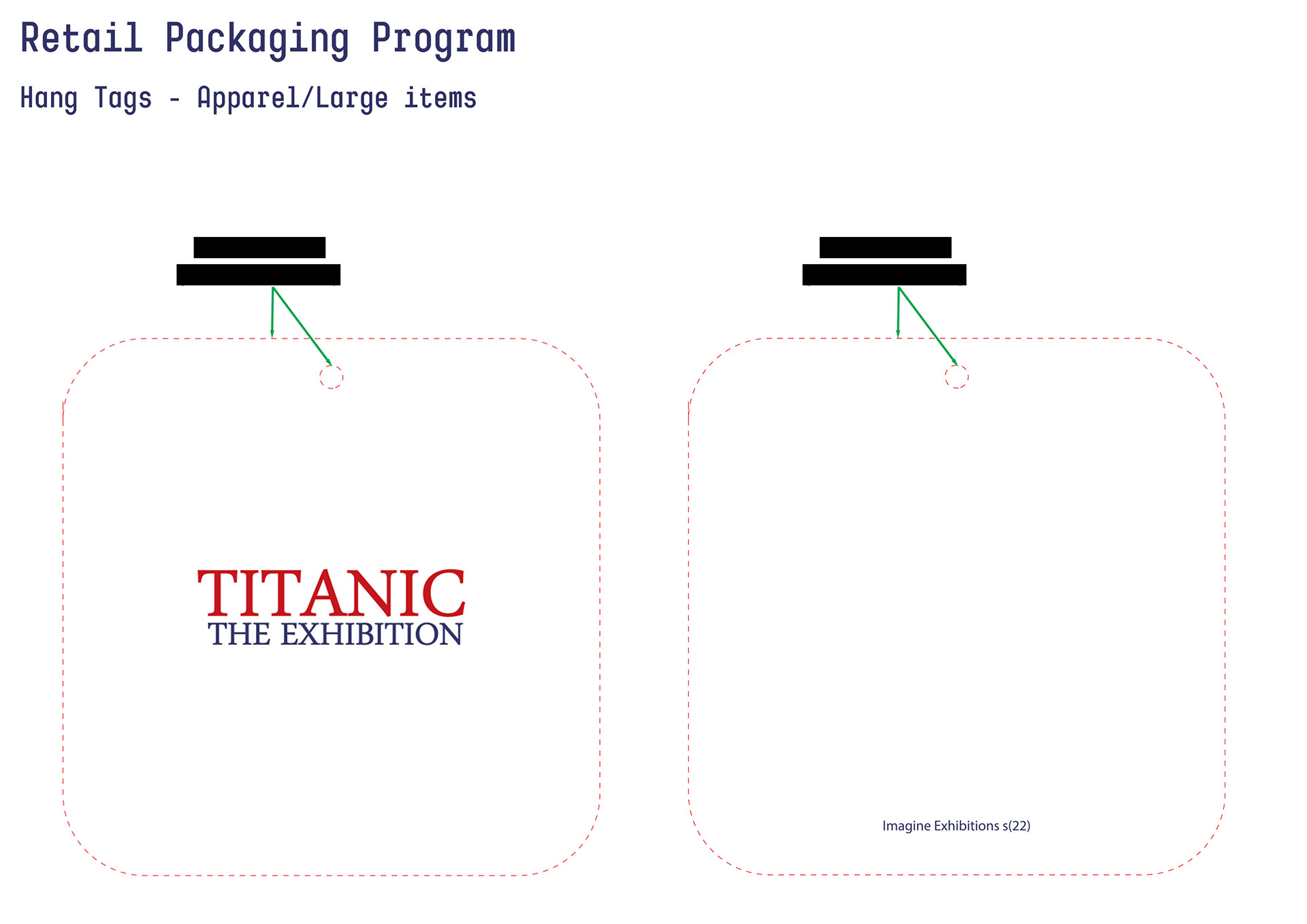 Titanic: The Exhibition - Packaging