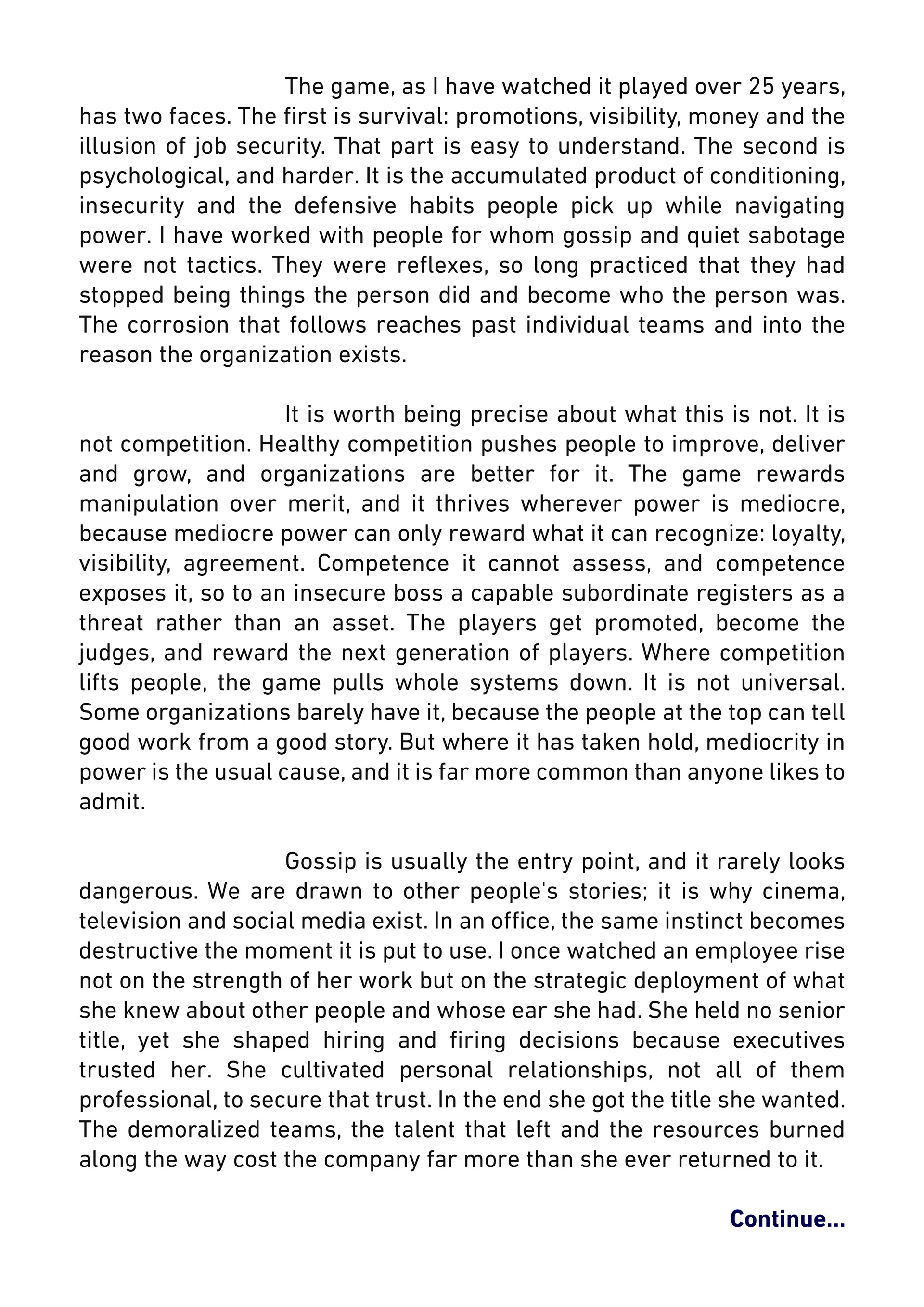 Let's talk about...- The Game