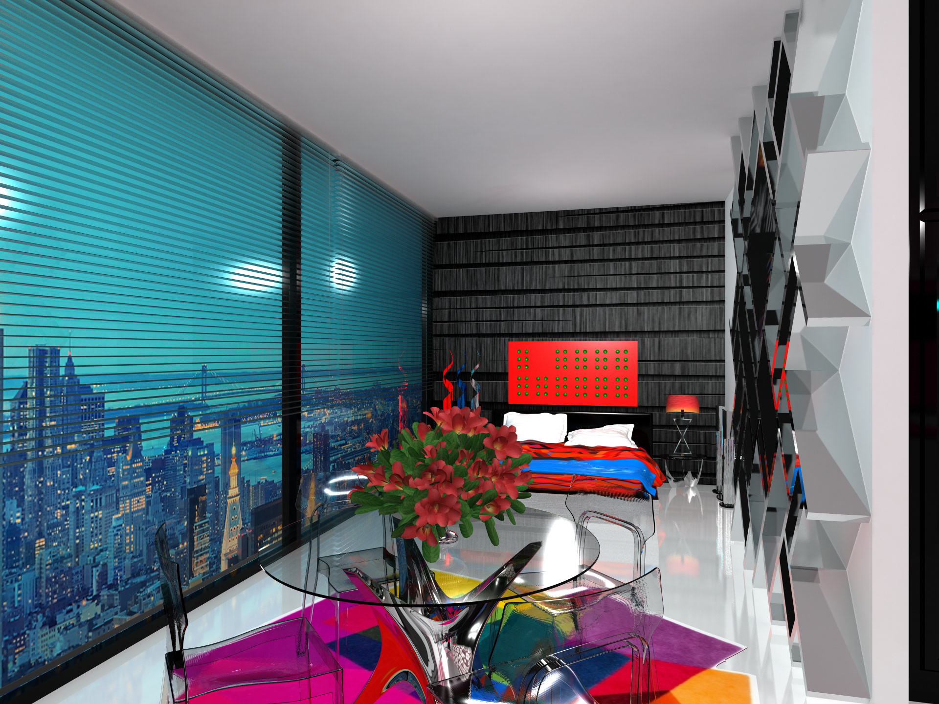 Nirvana - Studio Apartment Concept (Rendering)