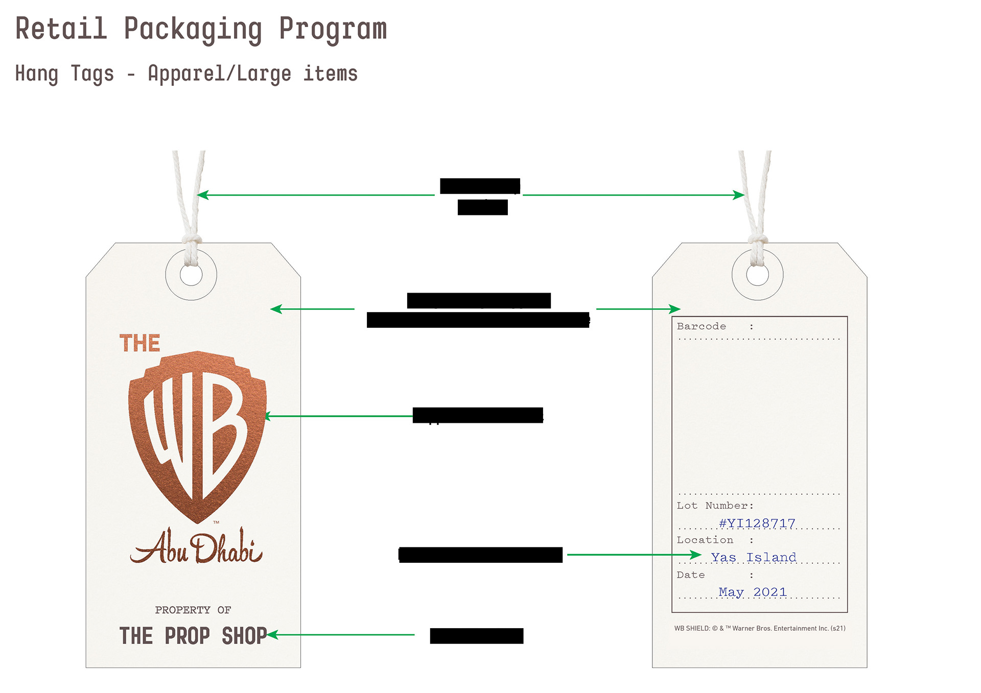 WB Hotel - Packaging