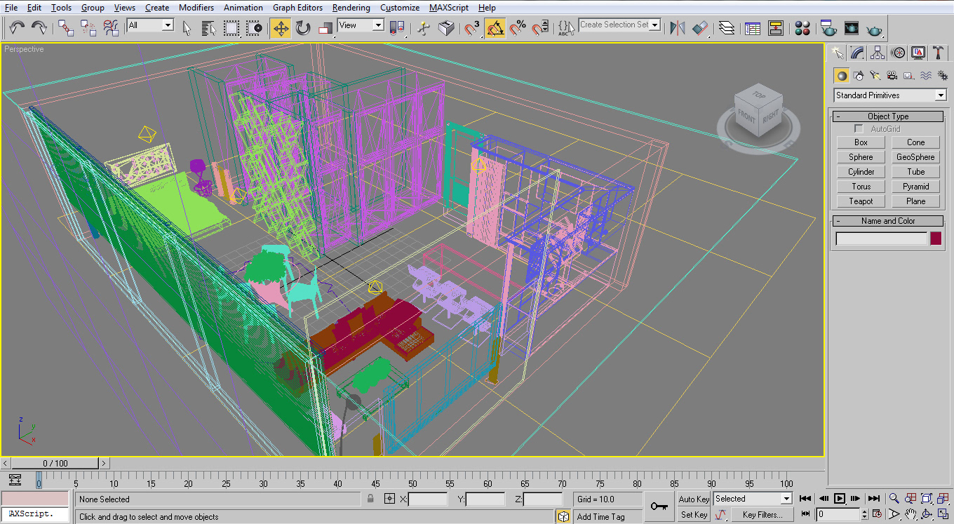 Nirvana - Studio Apartment Concept (3D modeling)