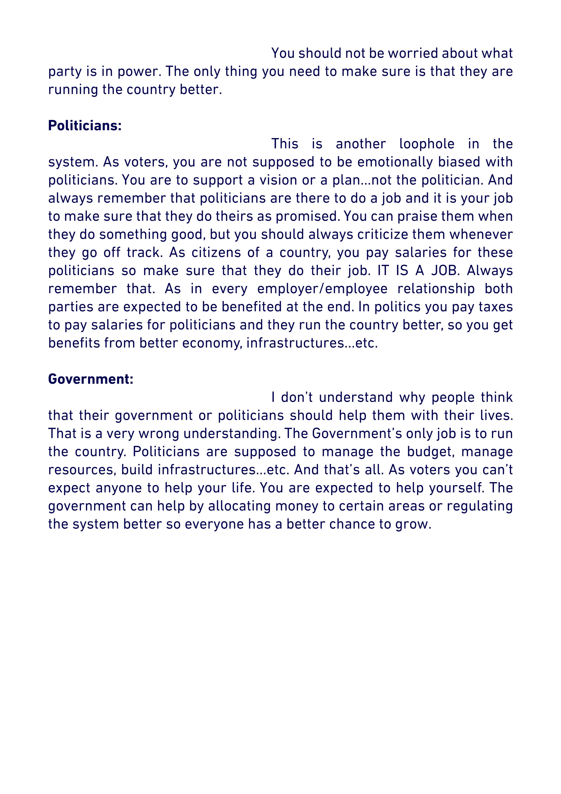 Let's talk about... - Politics