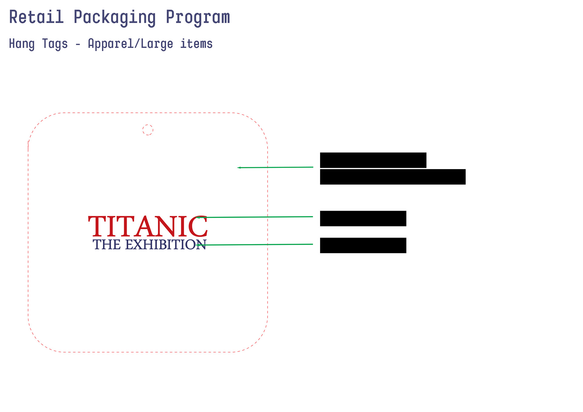 Titanic: The Exhibition - Packaging