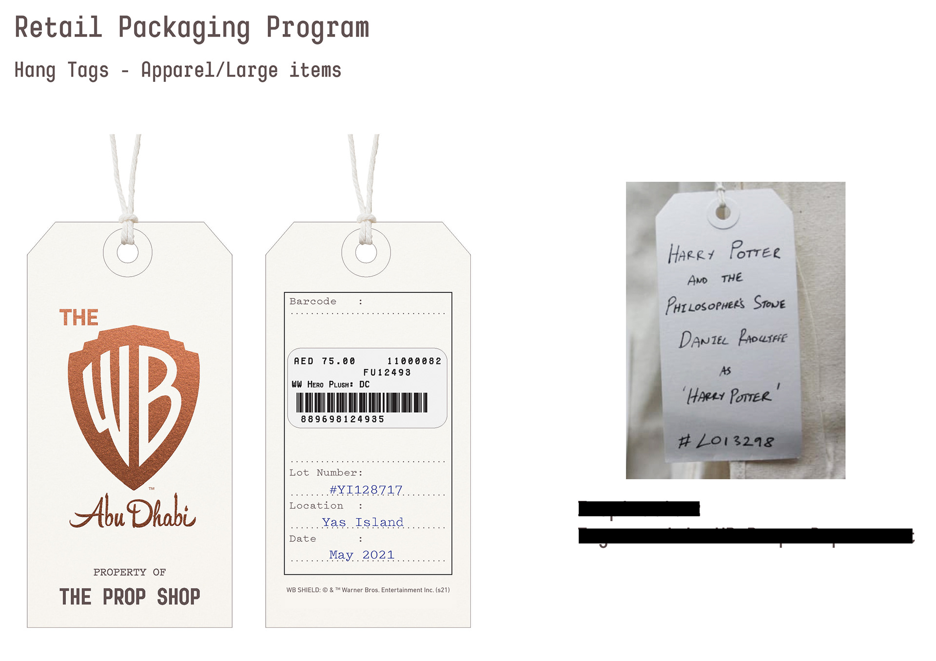 WB Hotel - Packaging