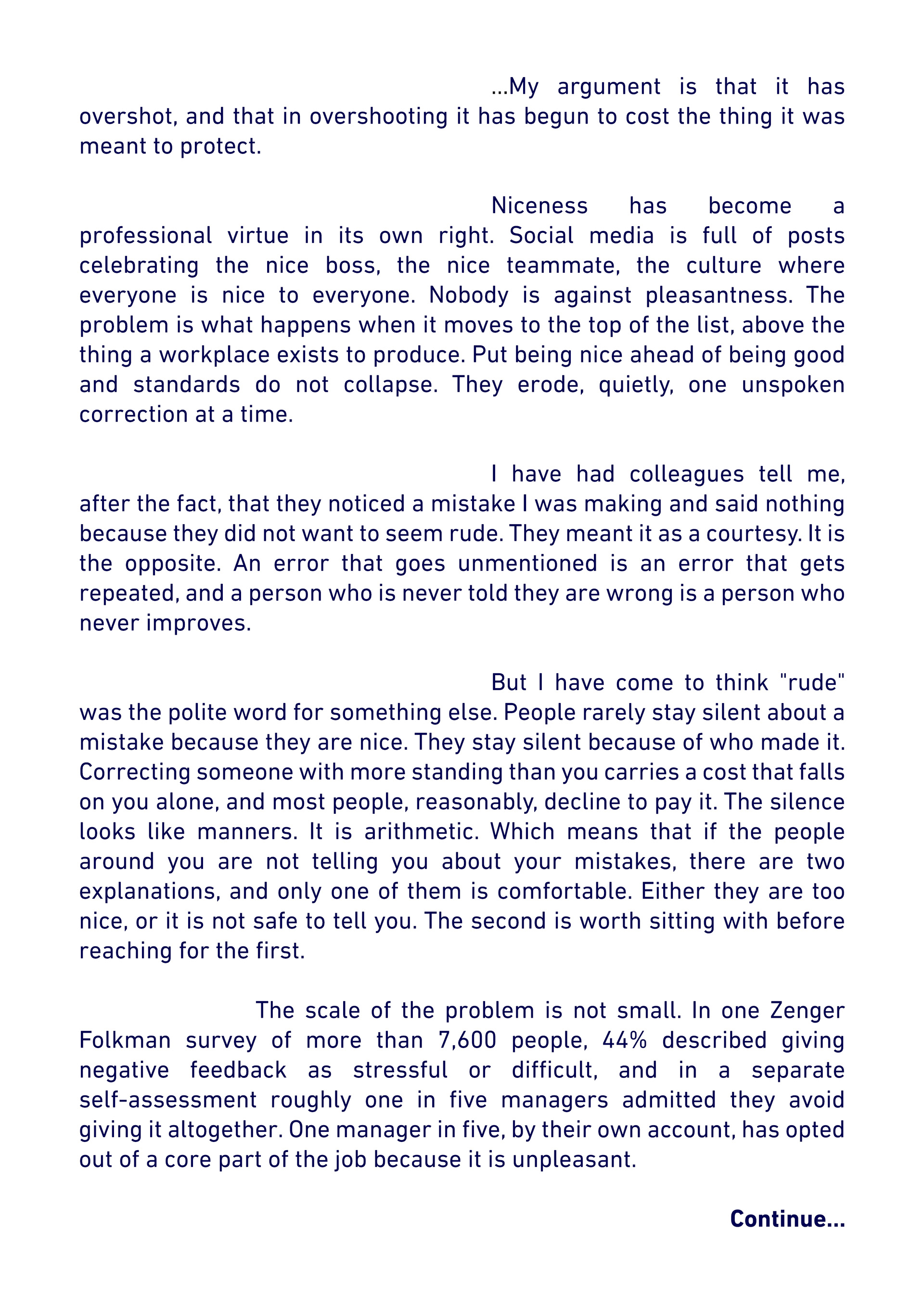 Let's talk about... - Nice People at Work