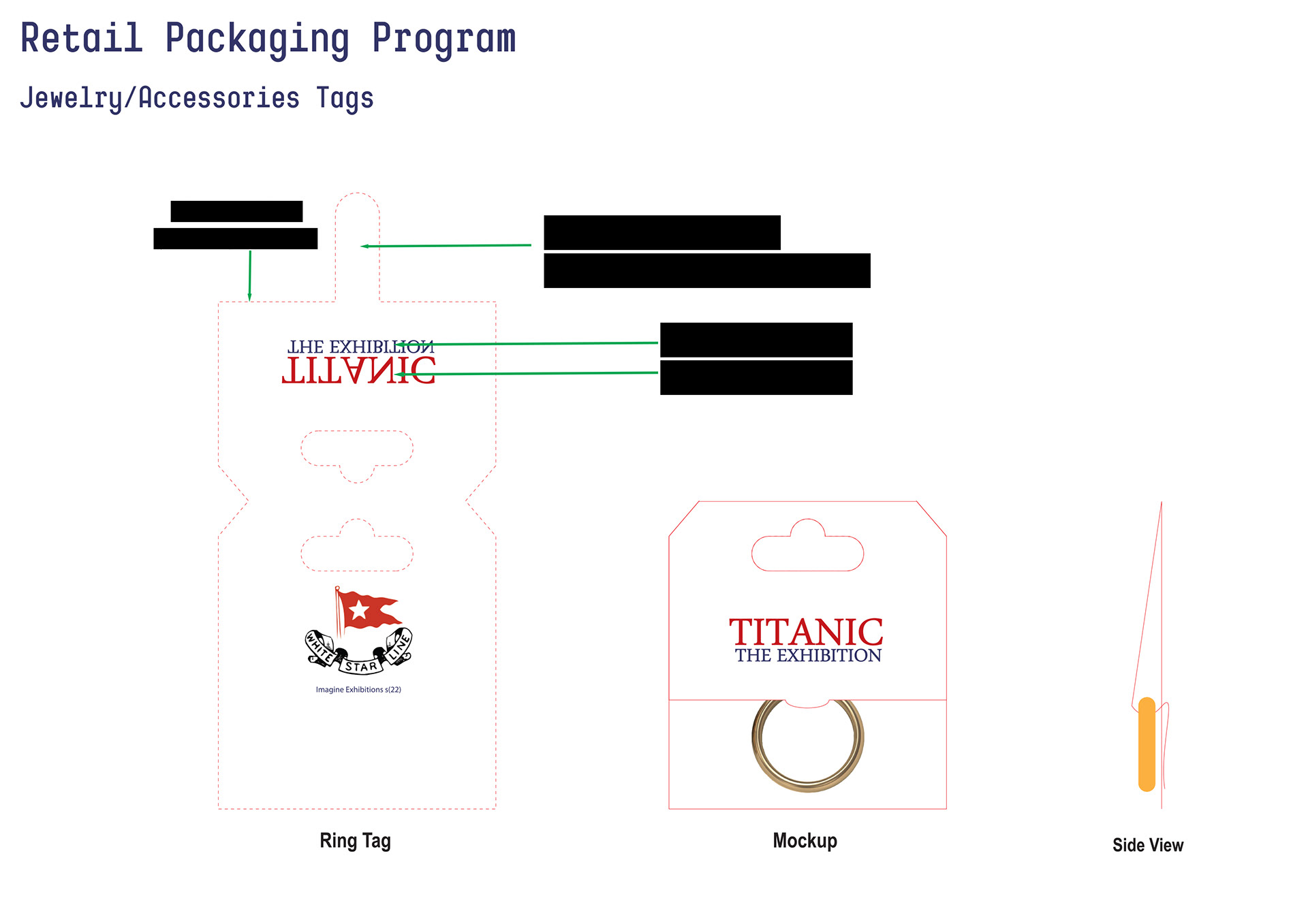 Titanic: The Exhibition - Packaging