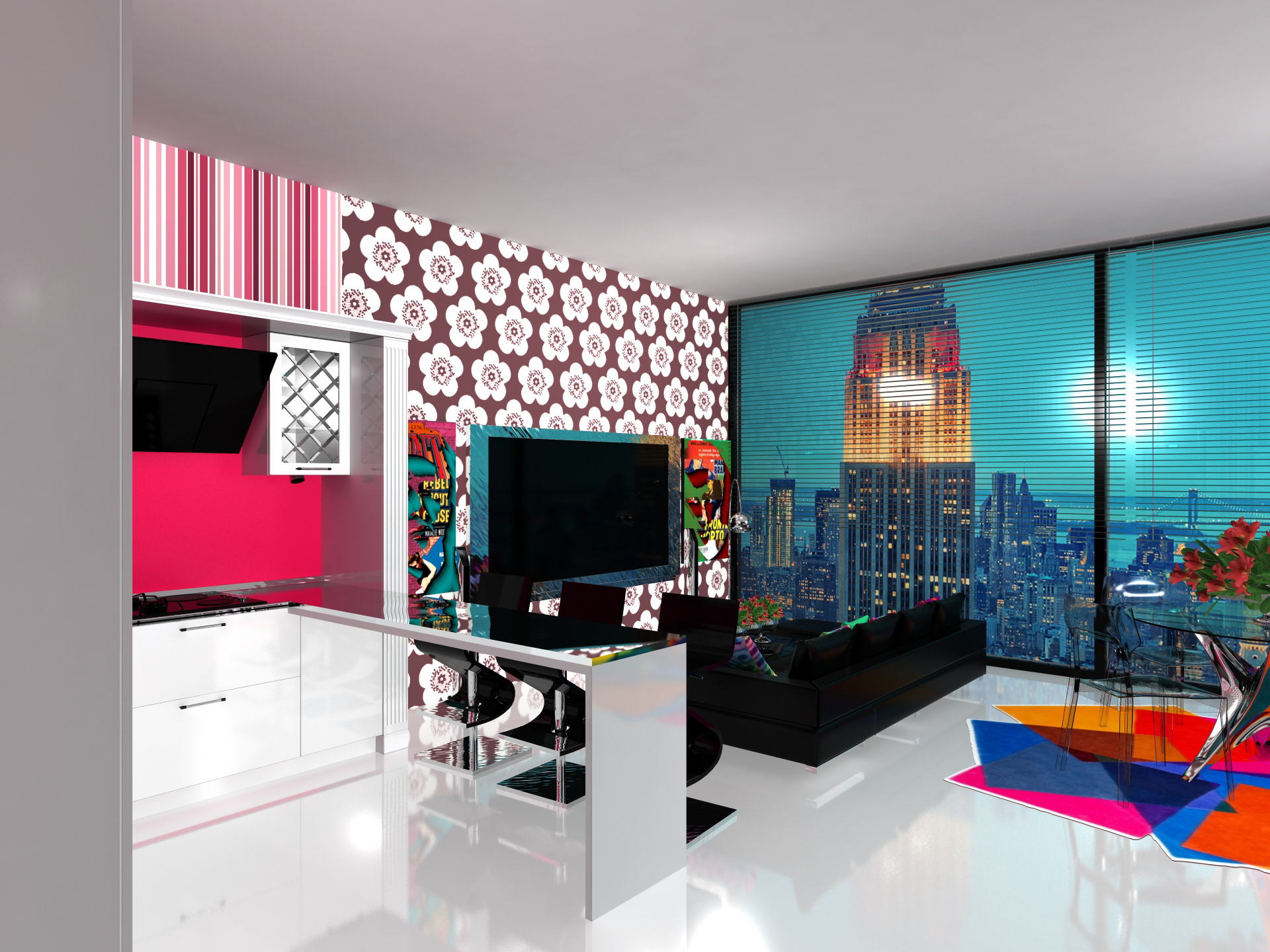 Nirvana - Studio Apartment Concept (Rendering)
