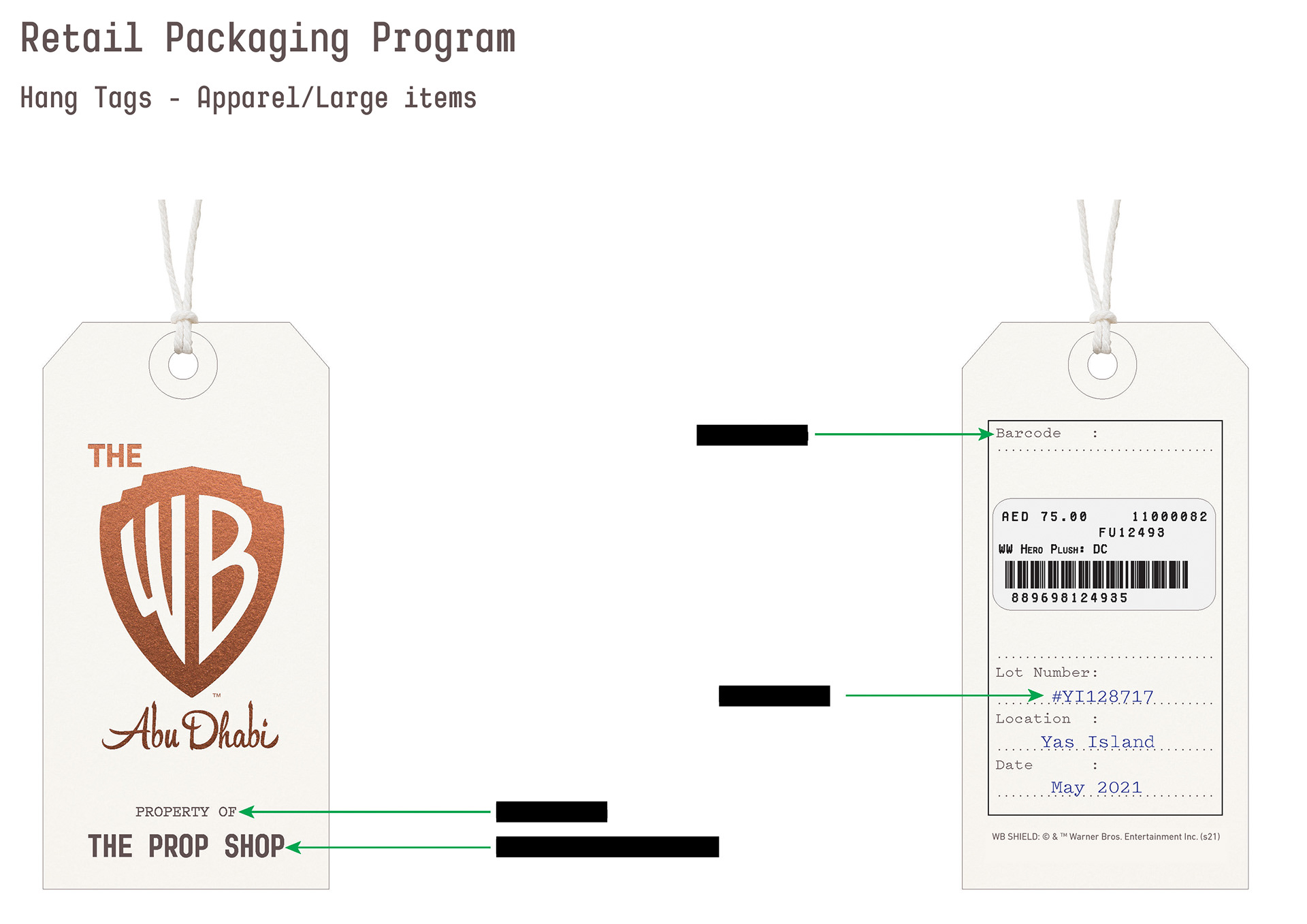 WB Hotel - Packaging
