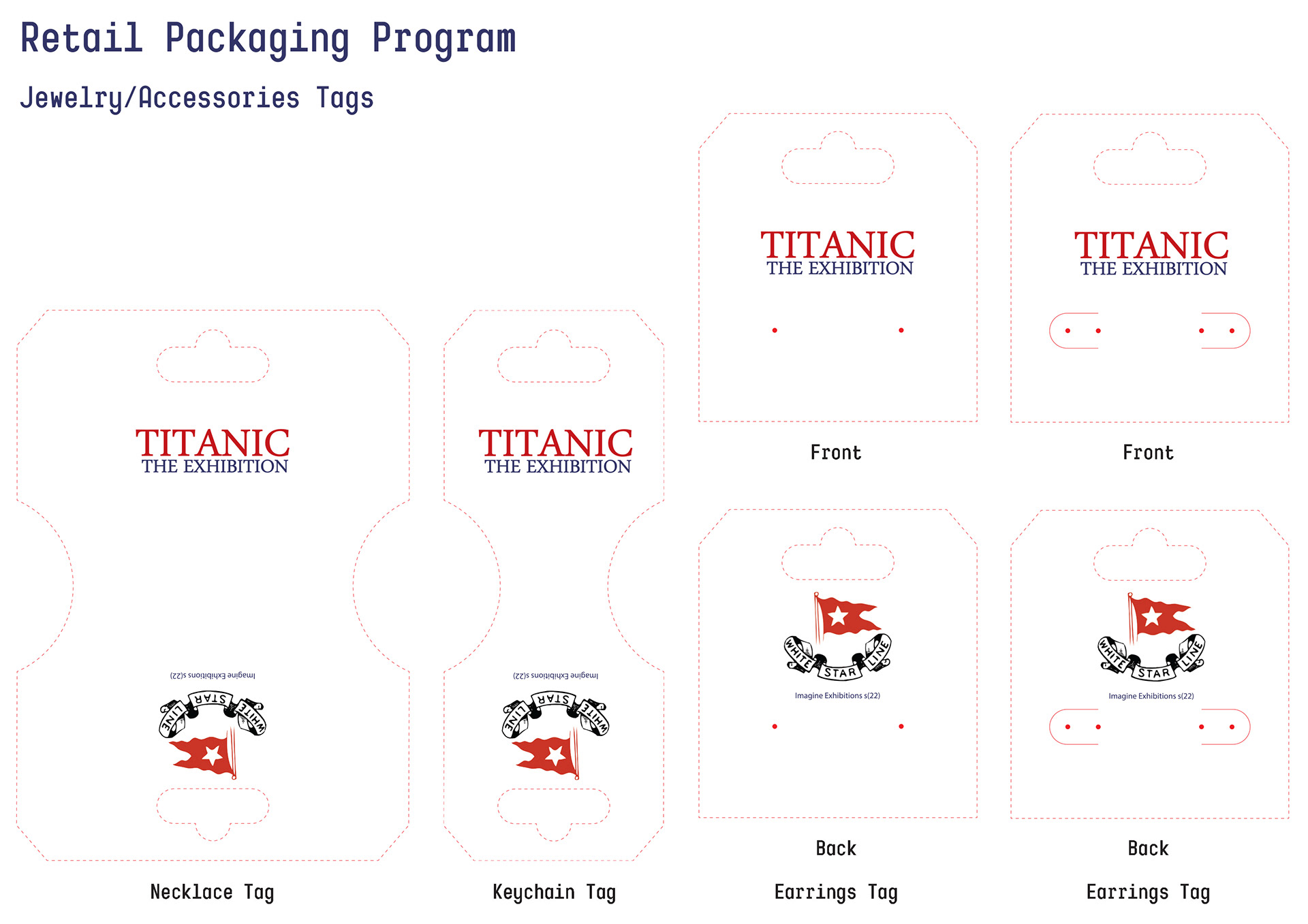 Titanic: The Exhibition - Packaging