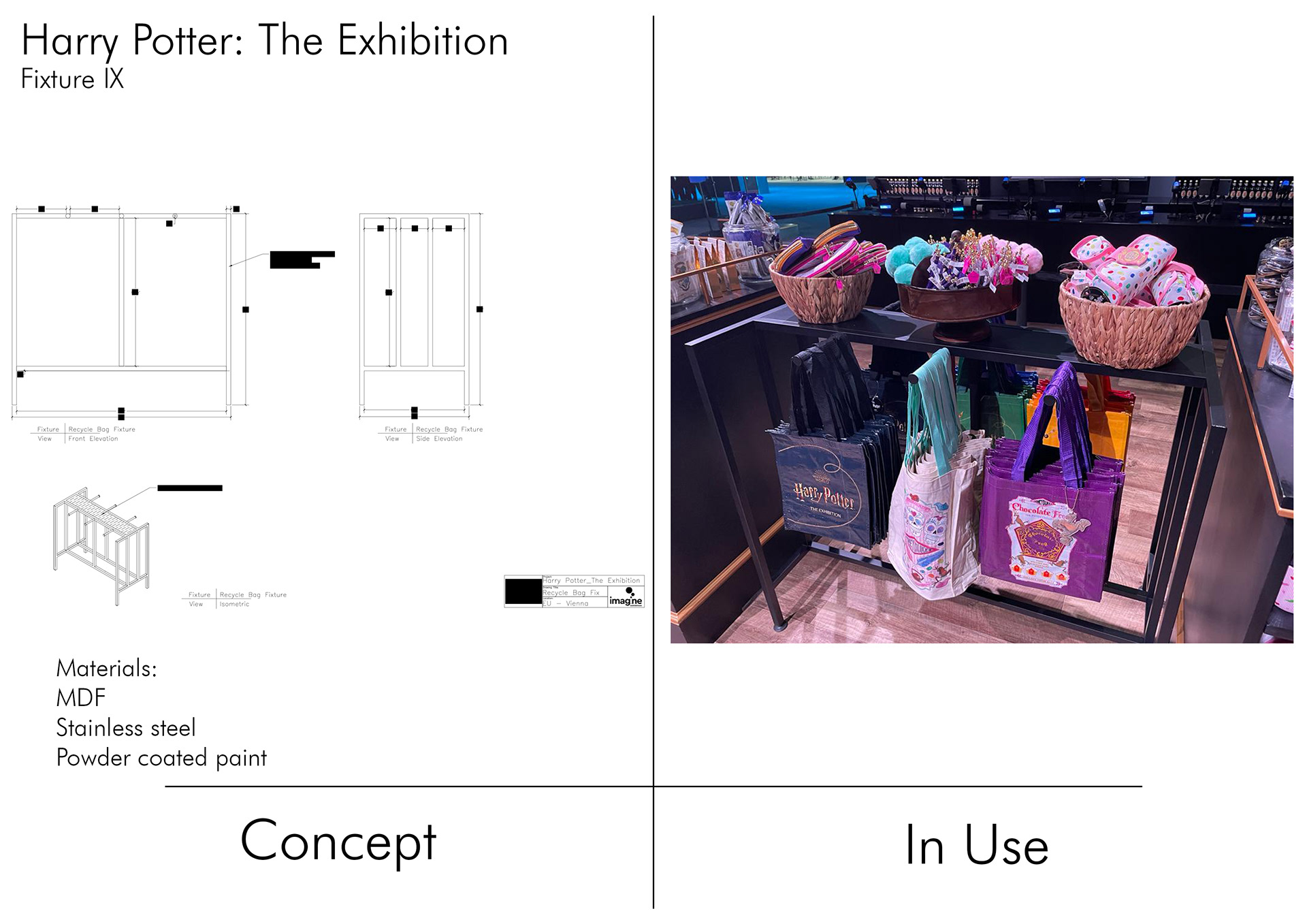 Harry Potter™: The Exhibition - Fixture Development