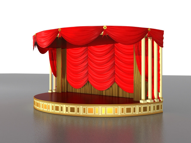 Thrust Theatre Stage - View III