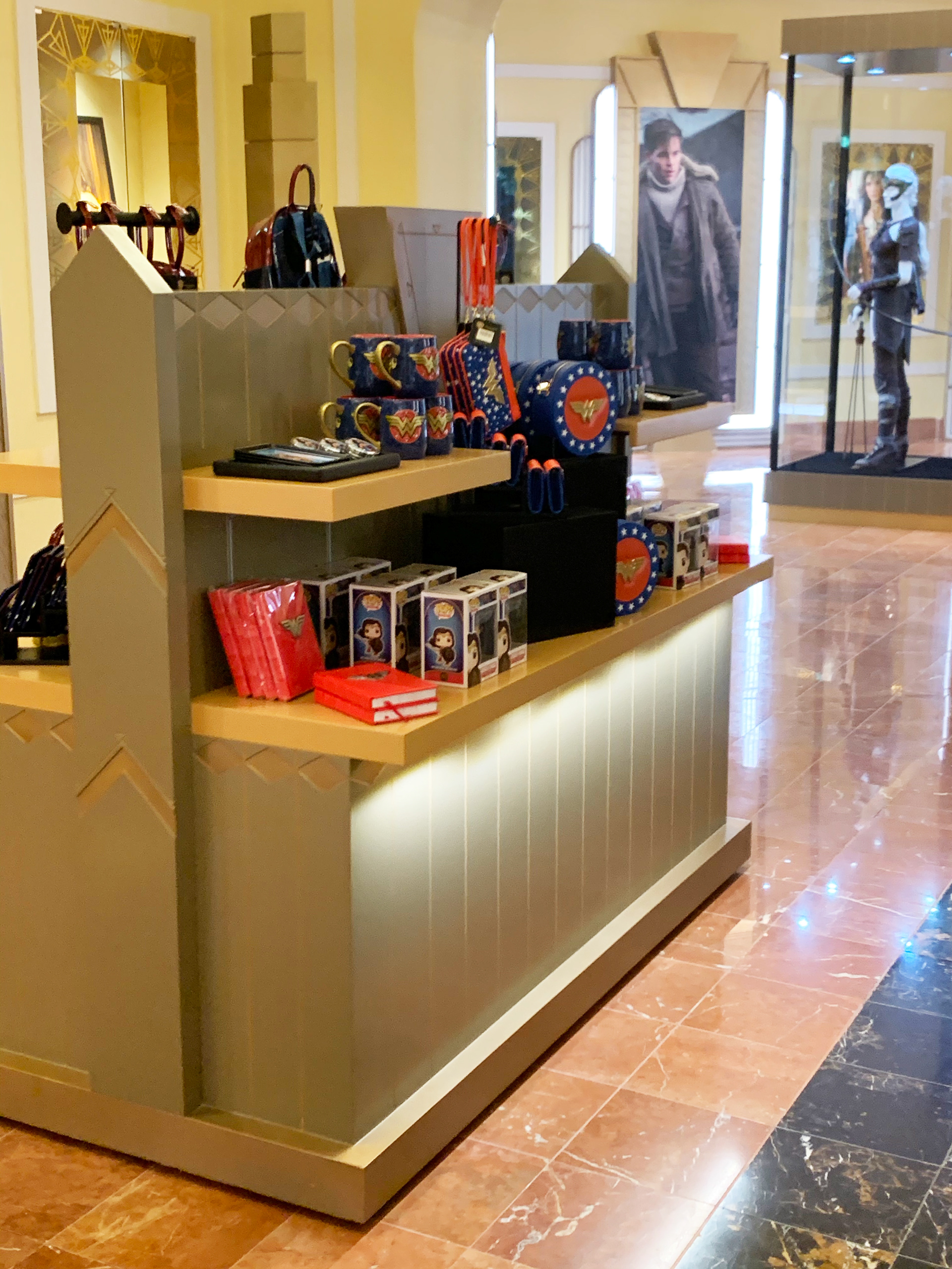 Wonder Woman Merchandise Display