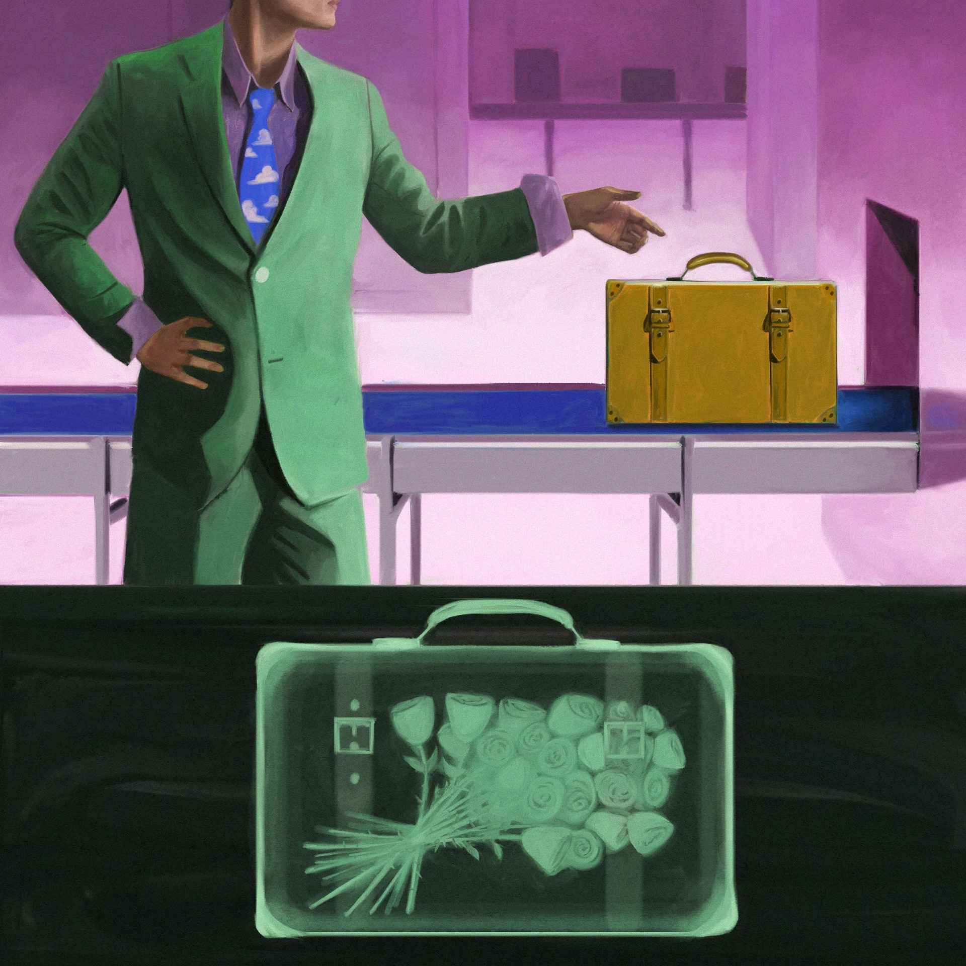 The romantic traveler (me)