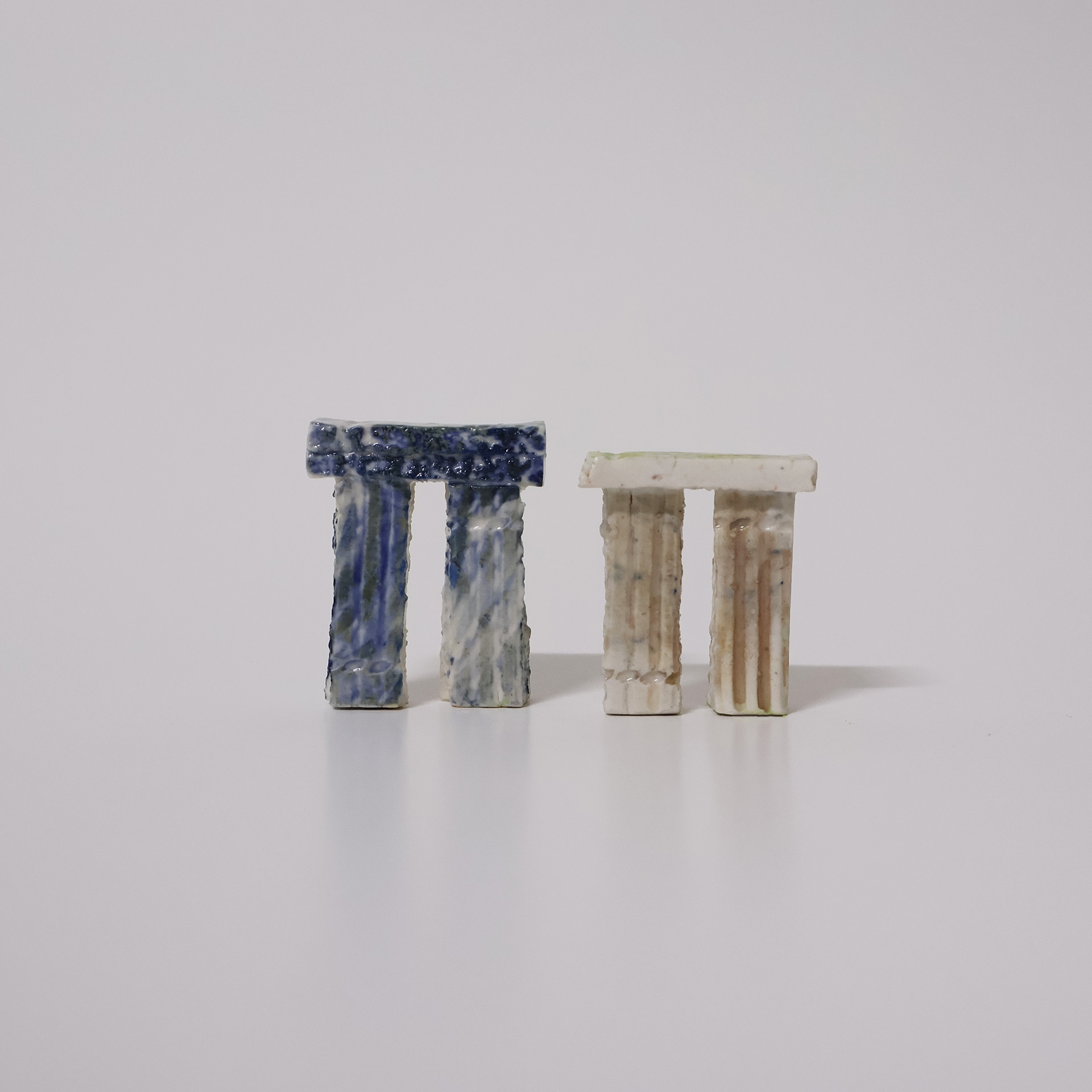 Salisbury, 2025, porcelain, 1250℃ firing, 1×3×4.5, 1×3×4 (cm)