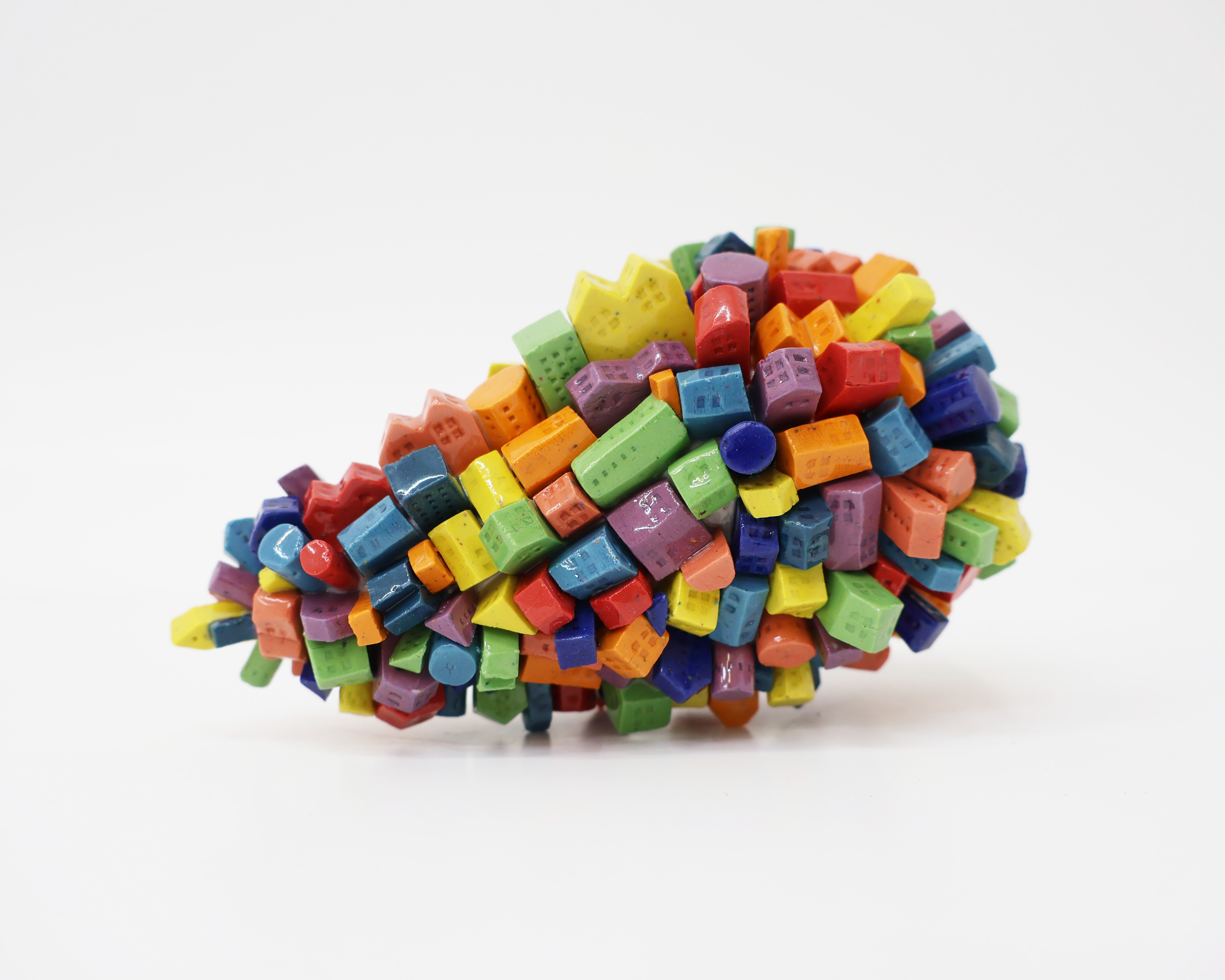 Cell, 2025, porcelain, 1250℃ firing, 8×8×13.5 (cm)