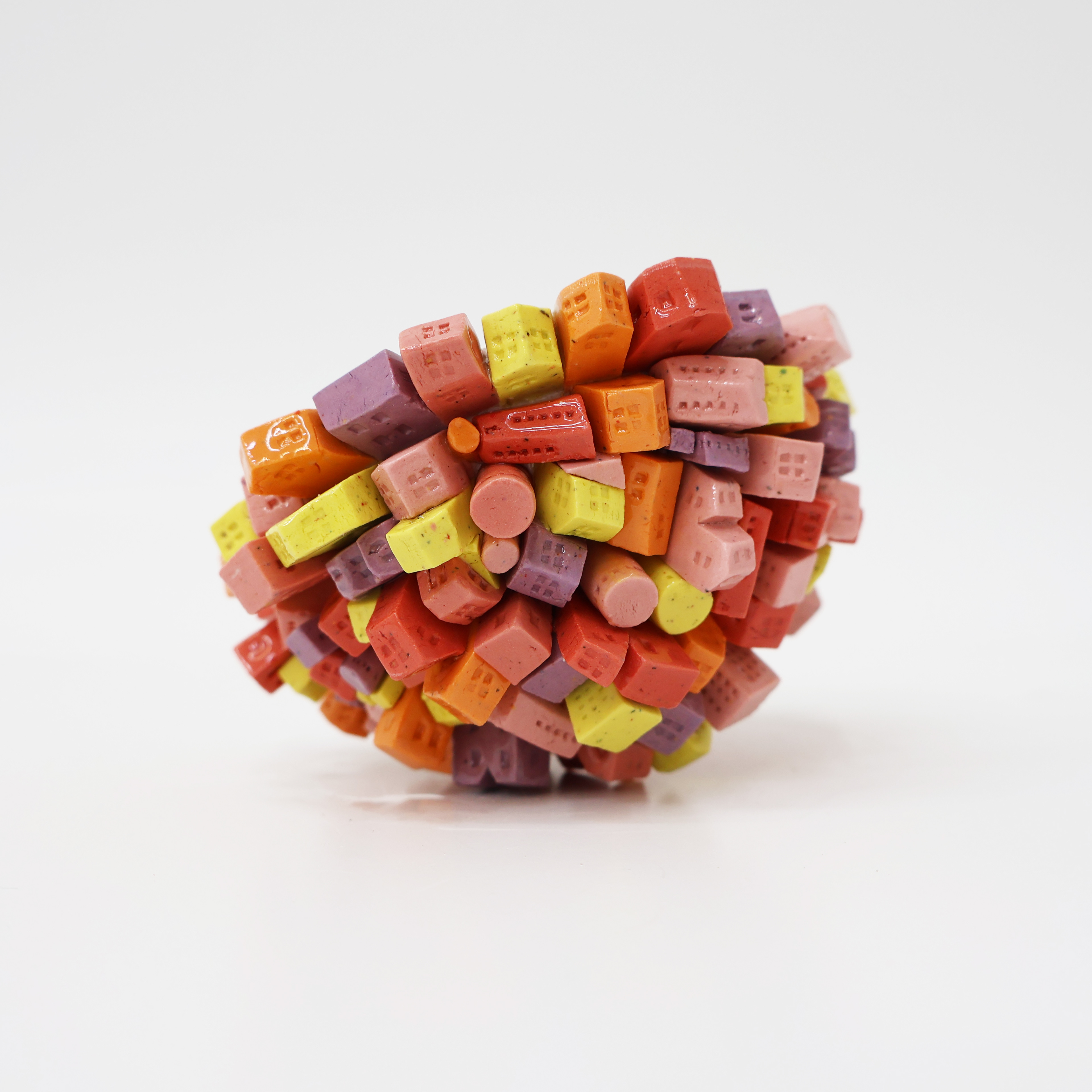 Cell, 2025, porcelain, silver, 1250℃ firing, 6×11×11 (cm)