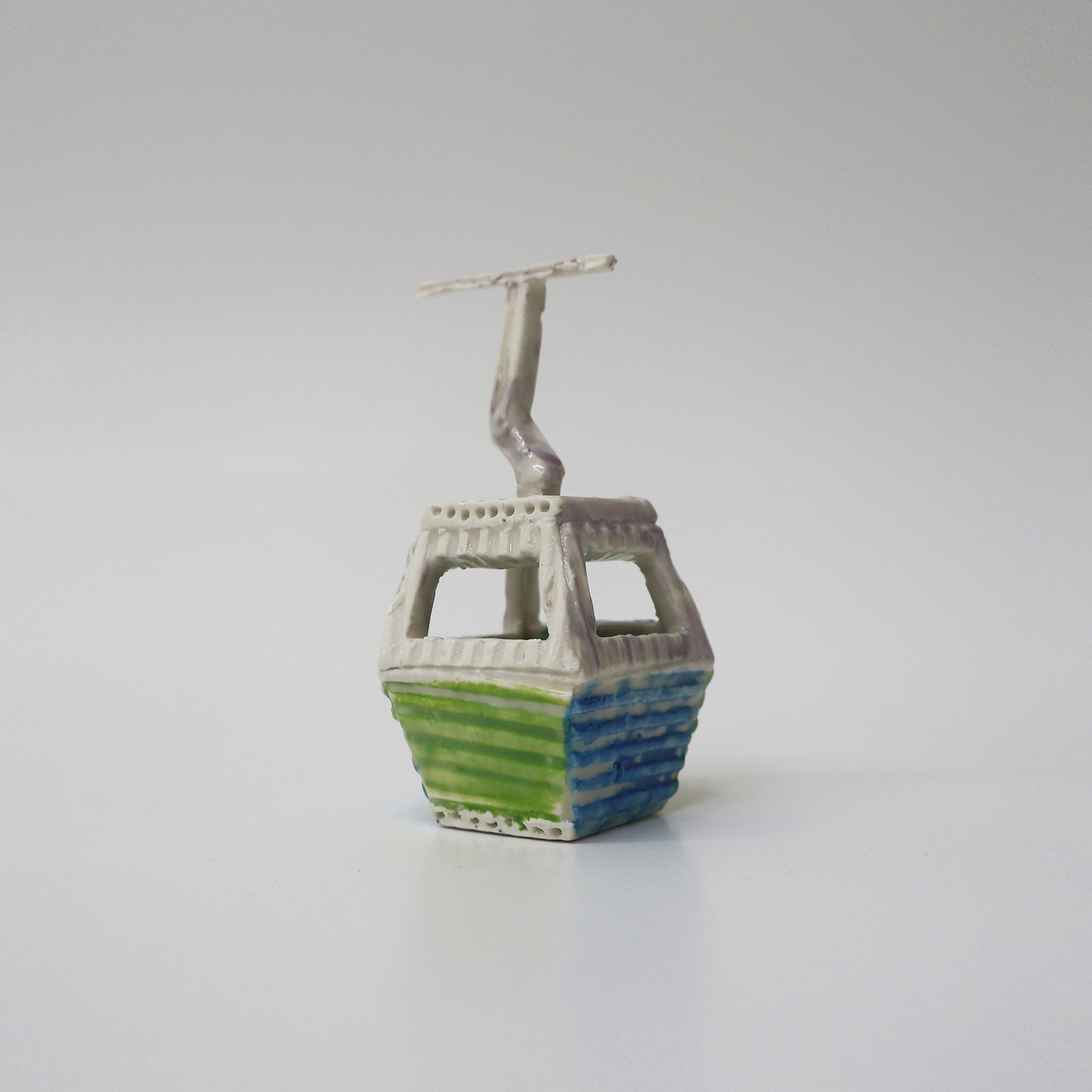 Hong Kong, 2025, porcelain, 1250℃ firing, 4×4×8.5 (cm) 