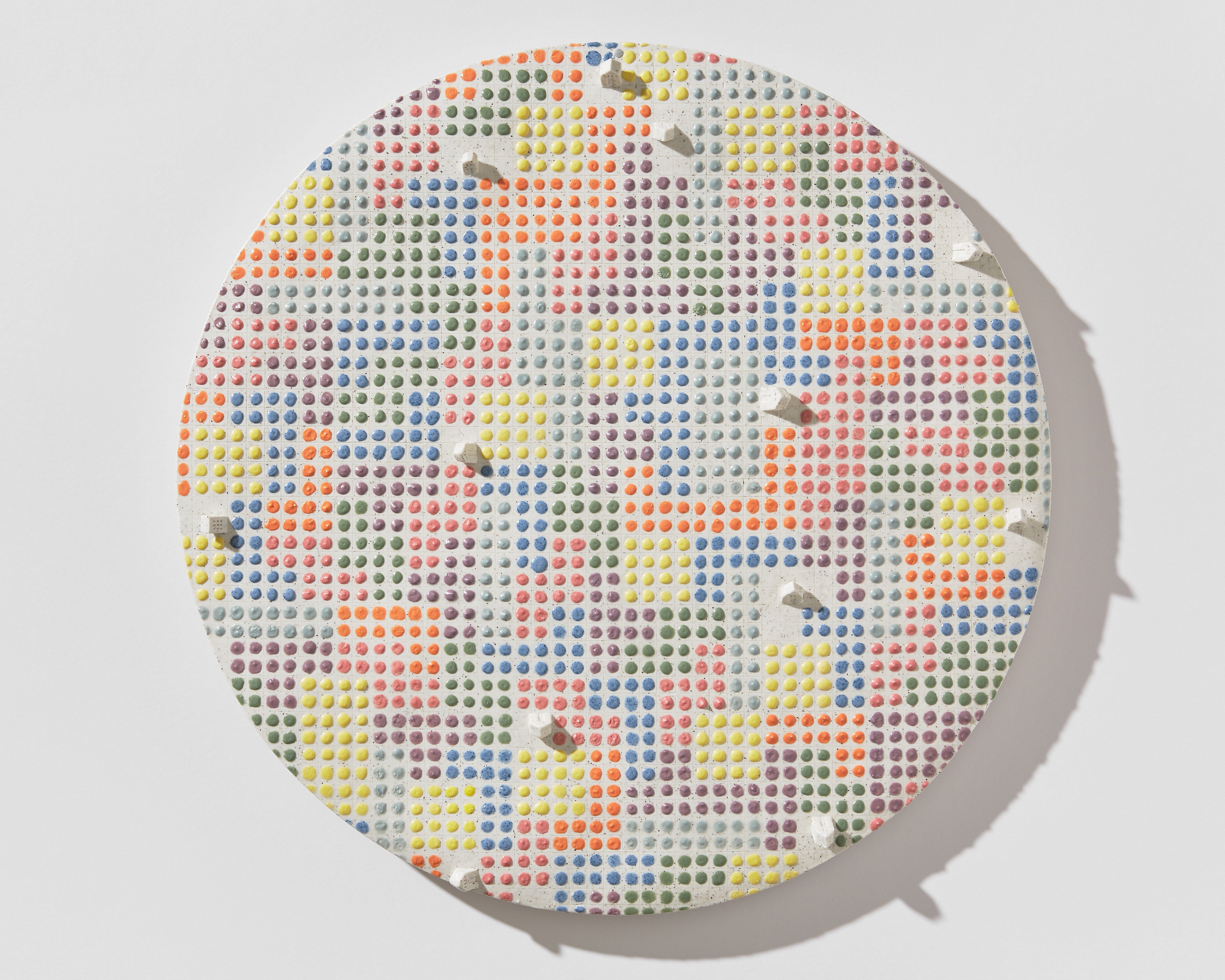 Tetris, 2019, paperclay, slip, 1250℃ firing, 44×44(cm)