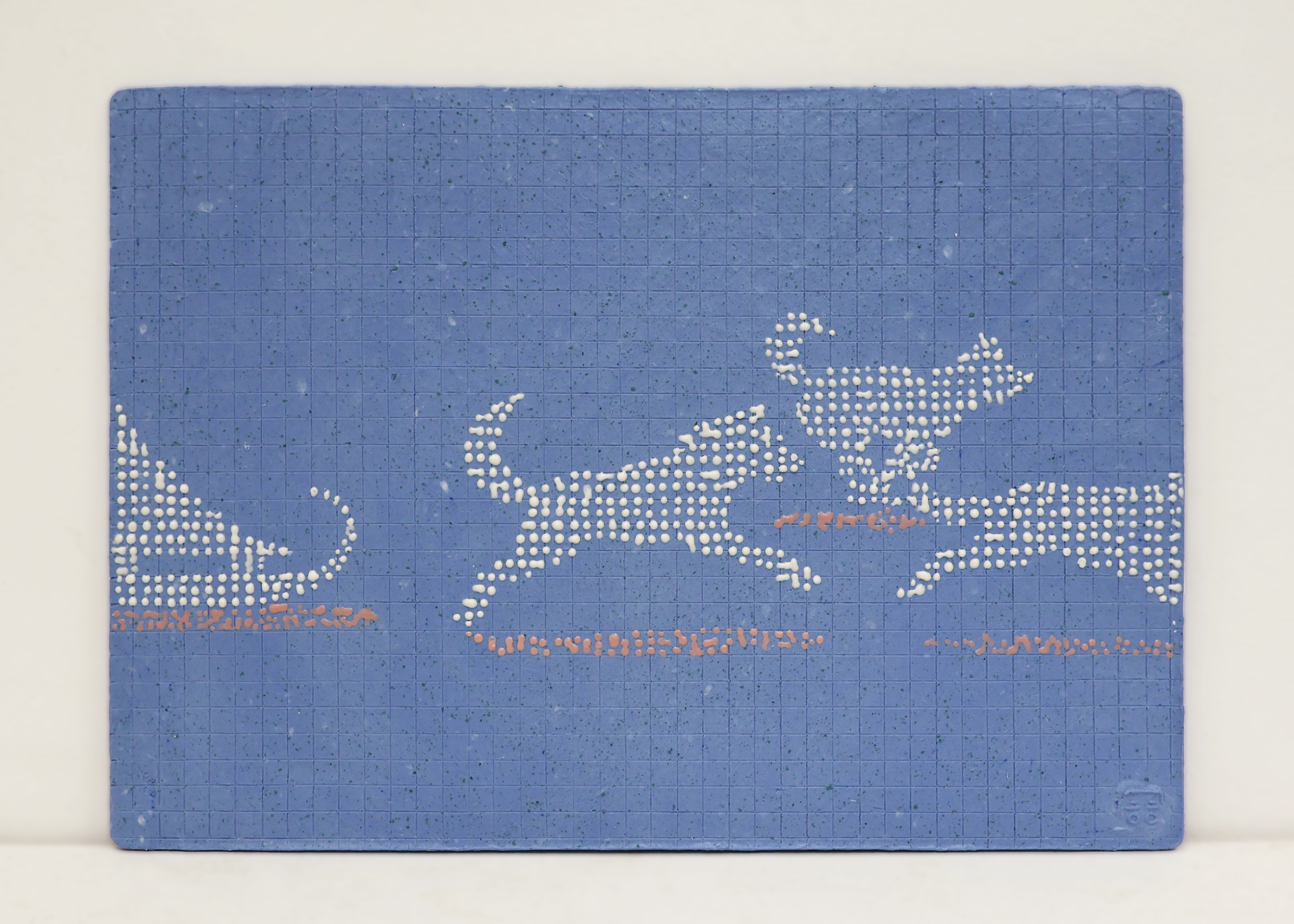 Sleigh, 2022, paperclay, slip, 1250℃ firing, 25×35 (cm)