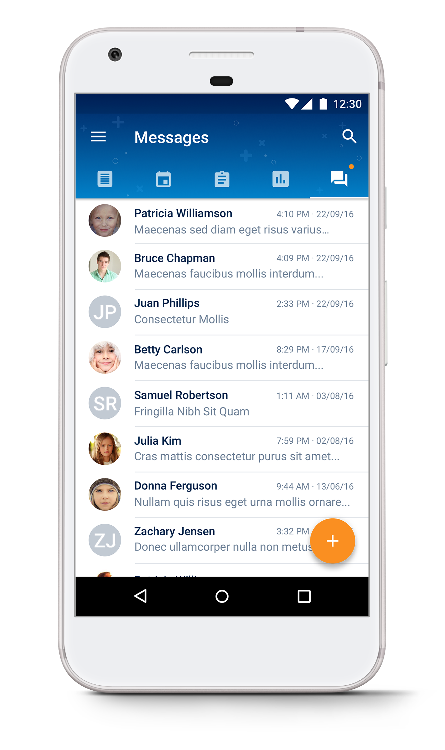 Messages inbox