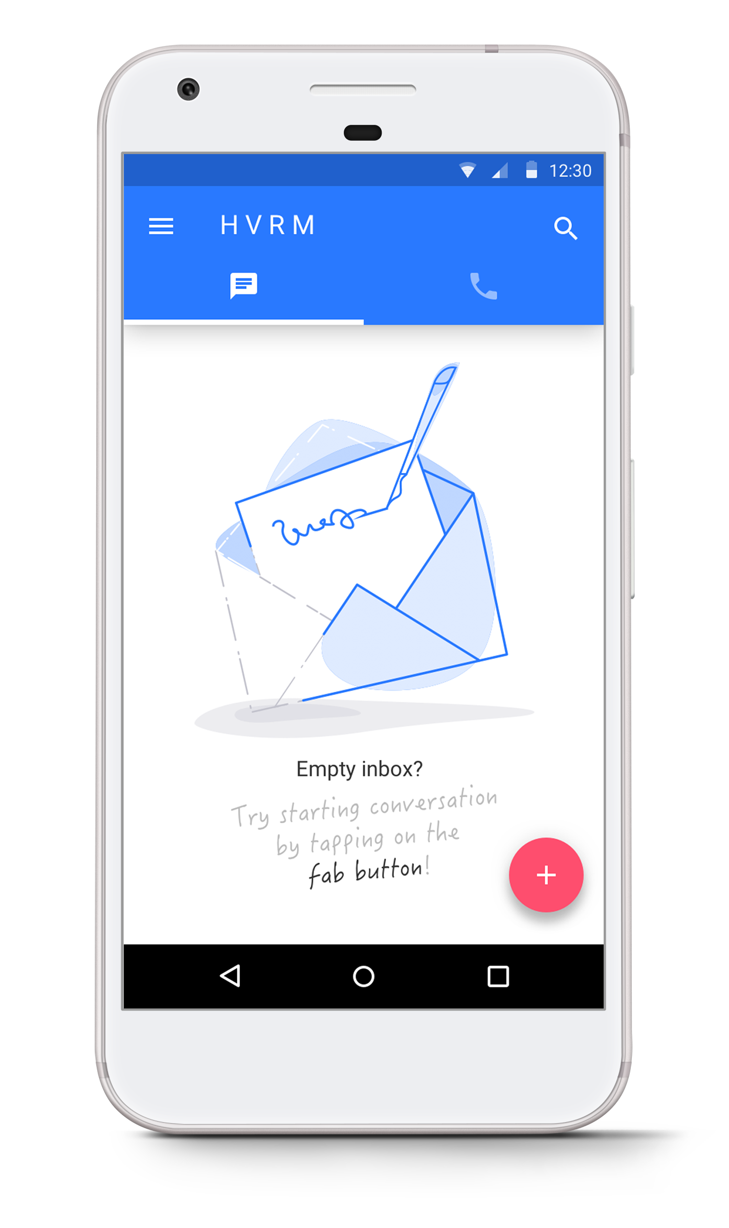 Empty state for no messages in inbox v-3
