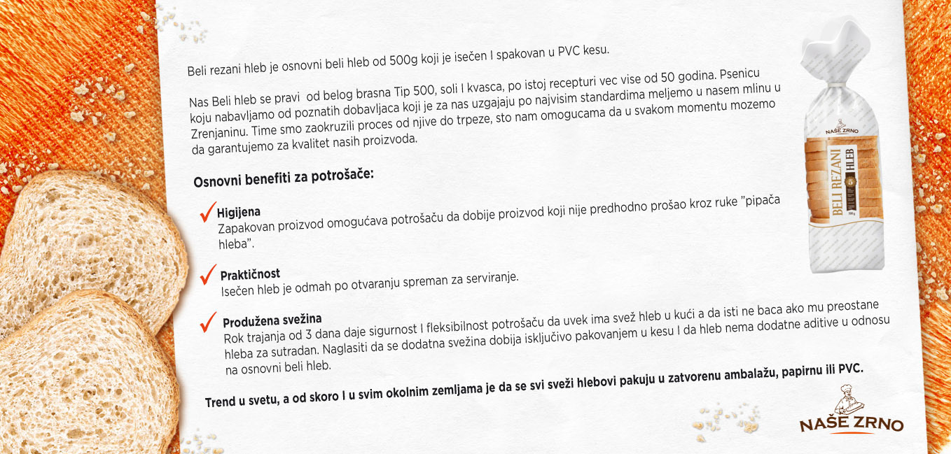Flyer for new product