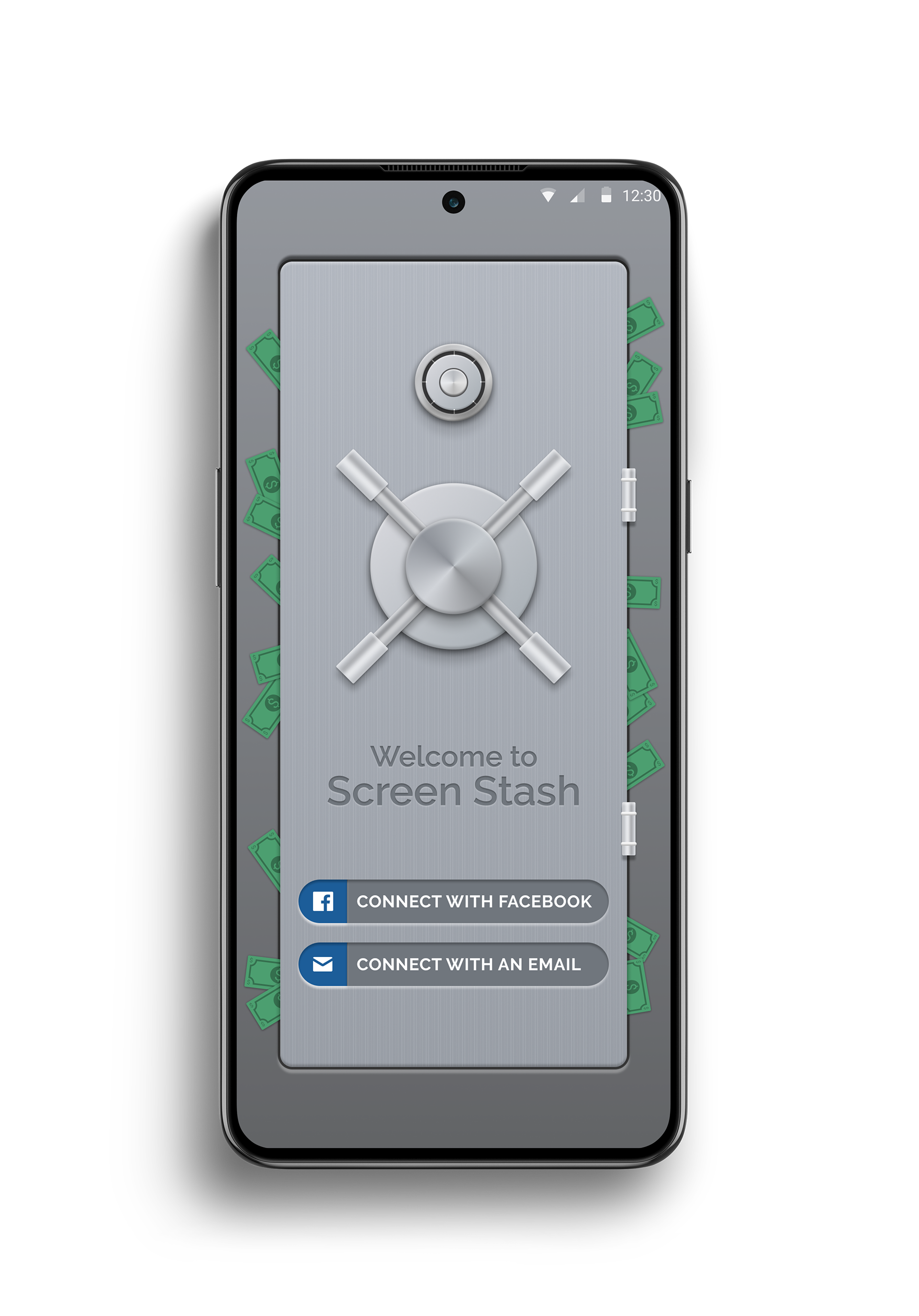 Login screen