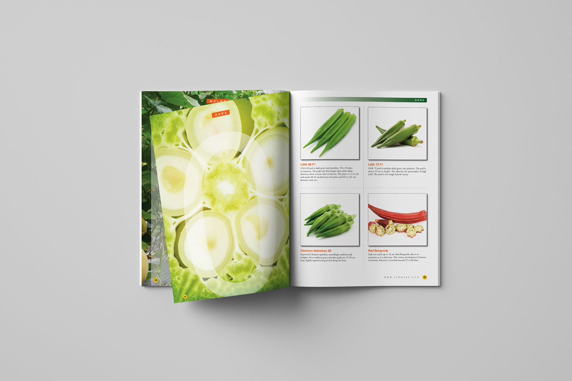 Sunmeek Seeds Catalog interior pages