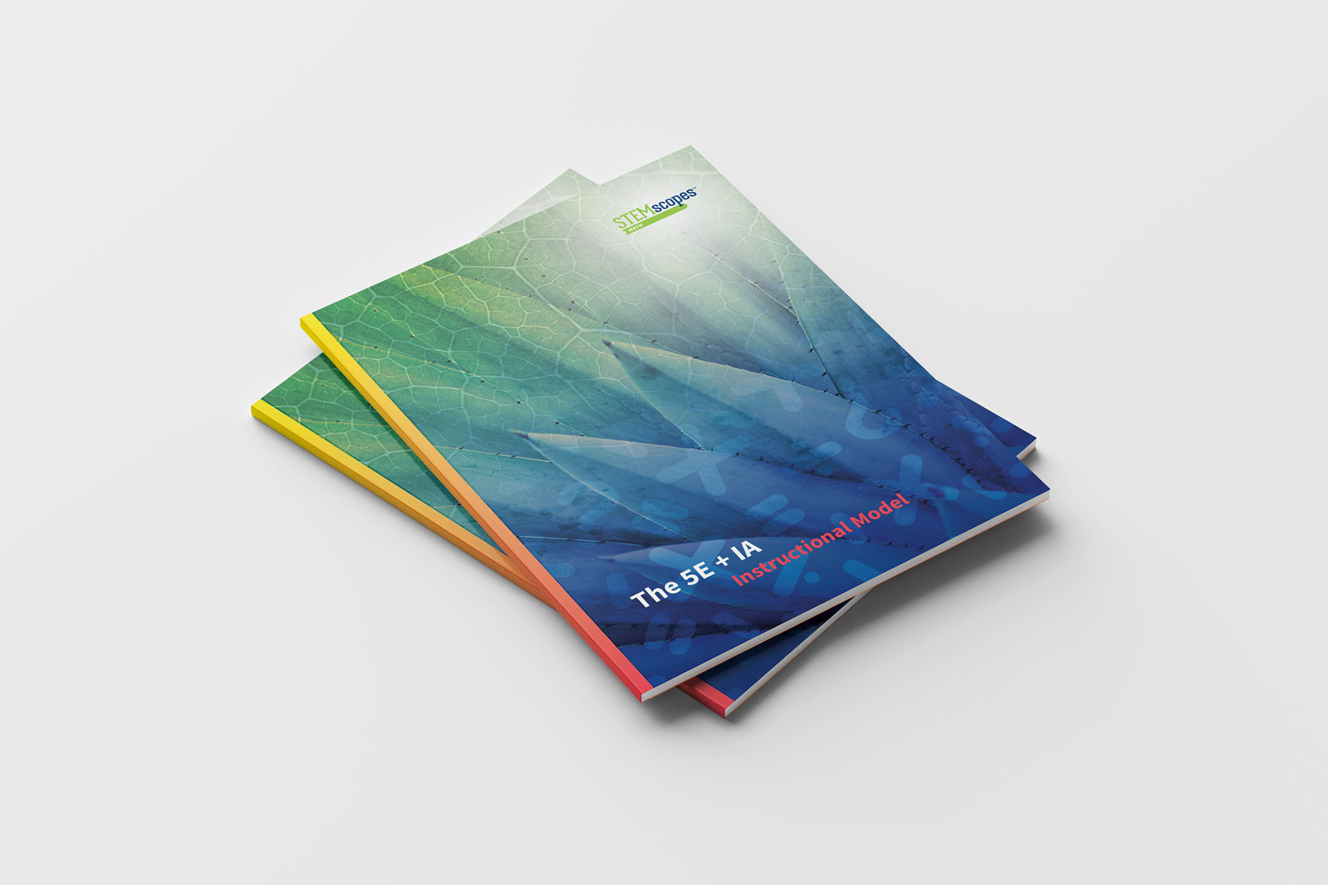 STEMscopse Math, The 5E + 1A Instructional Model Brochure covers