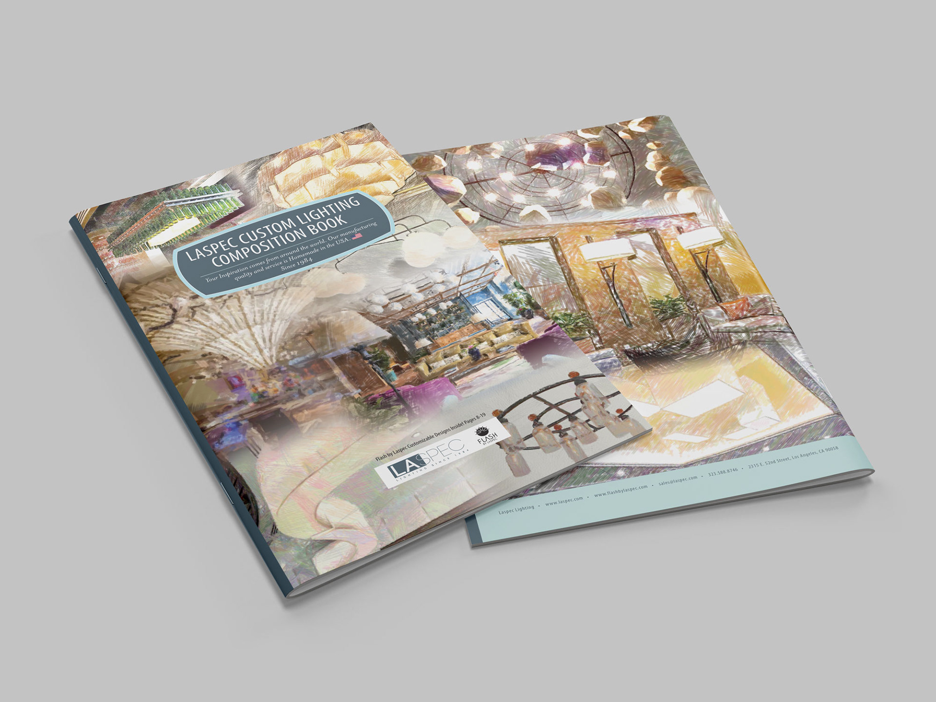 LASPEC Lighting Catalog Front and Back Cover