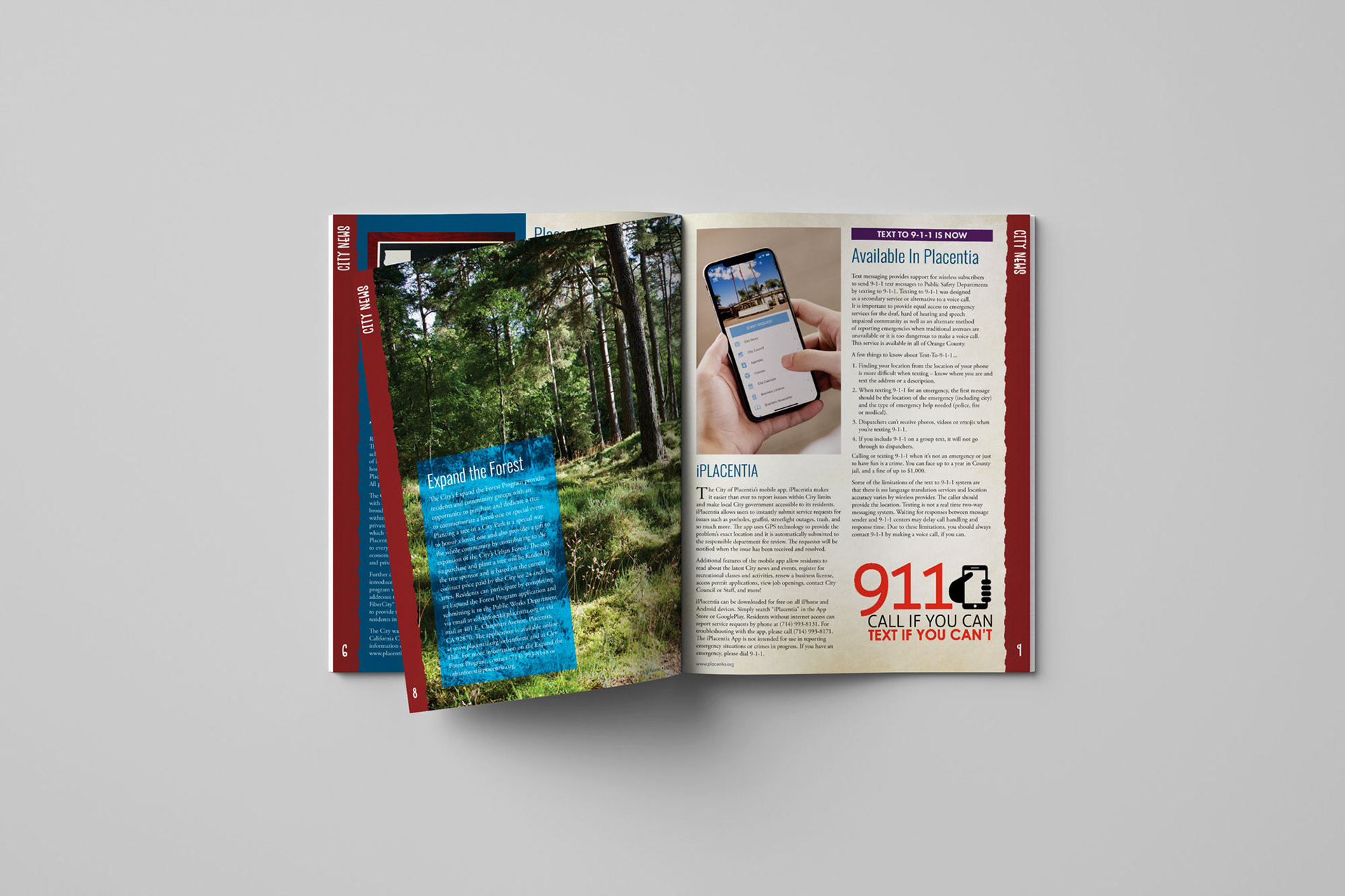 City of Placentia Activity Guide Interior Spread