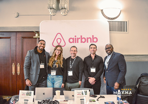Airbnb event group photo