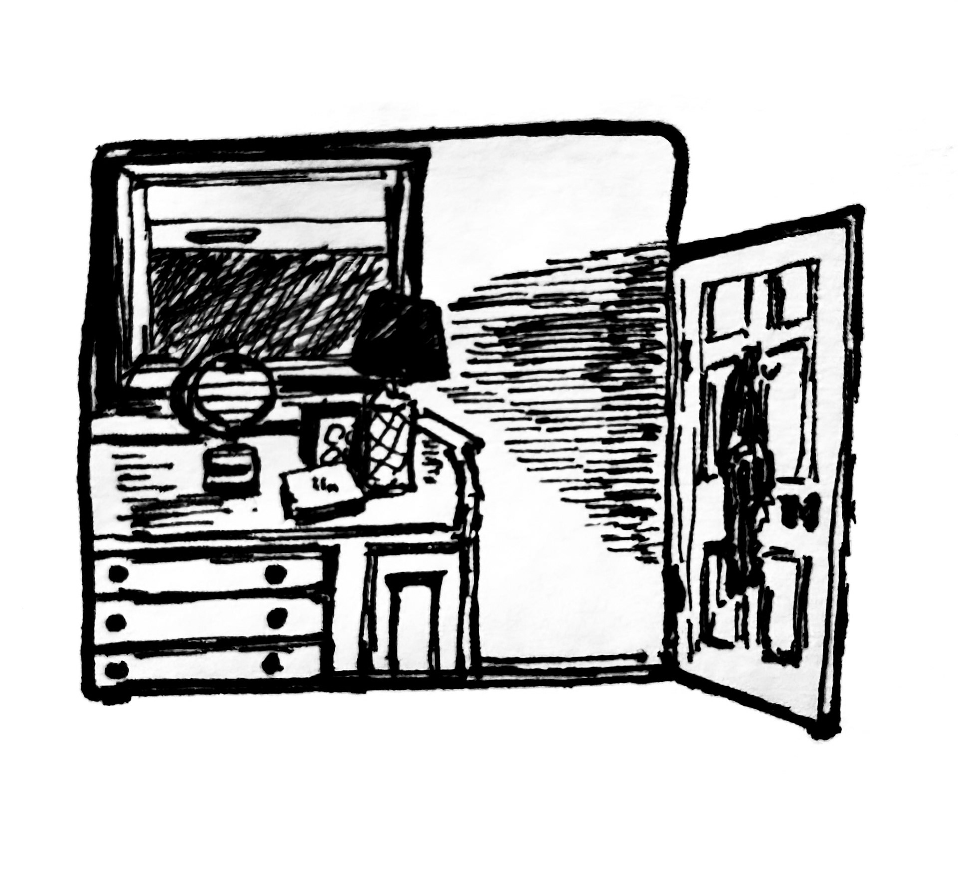 Bedroom - our shared physical space after years of long distance