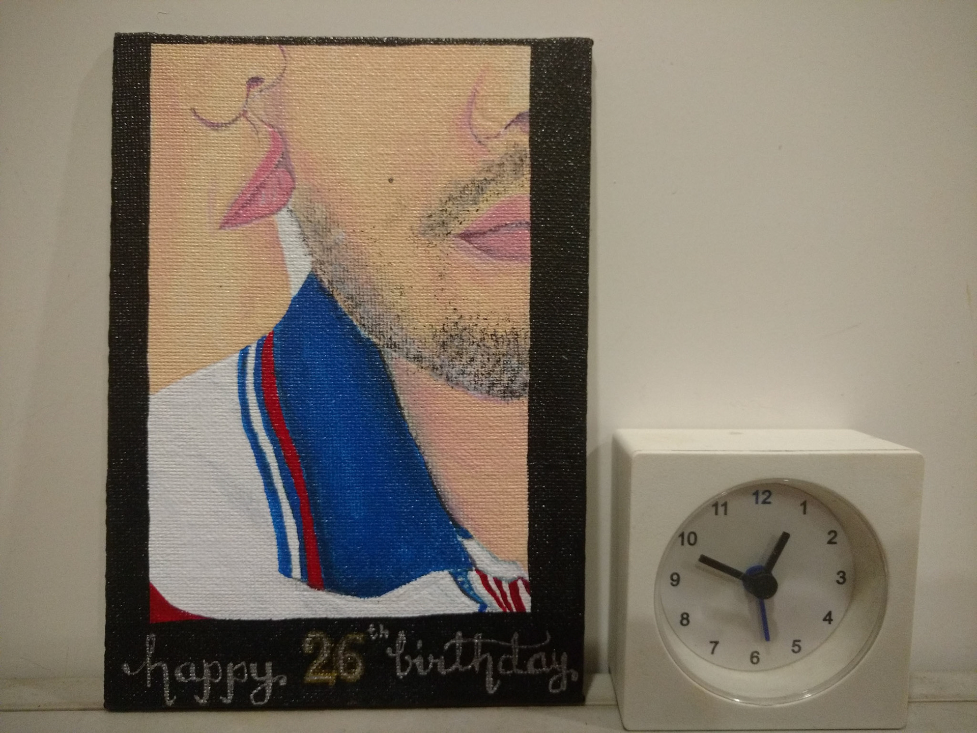 'Cheek'y painting gift for my birthday boy