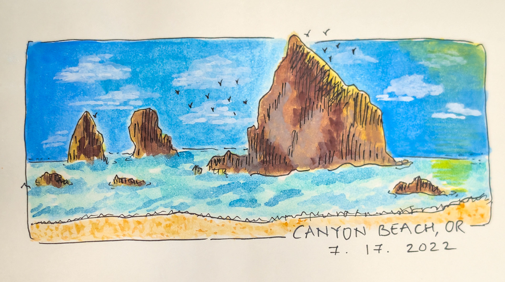 Canyon/ Cannon Beach. Oregon. Surreal.