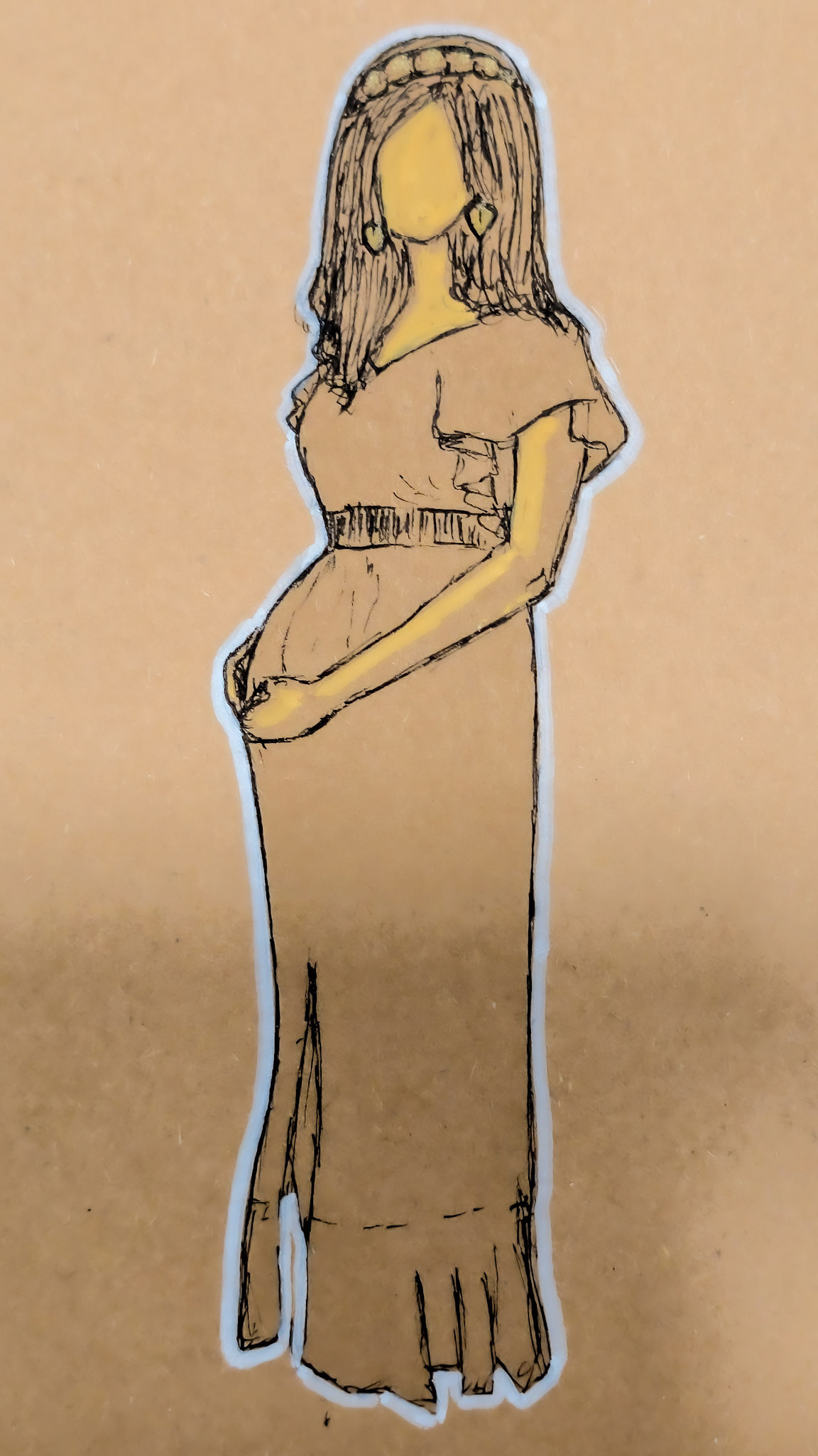 Posco Pens. My beautiful preggo friend