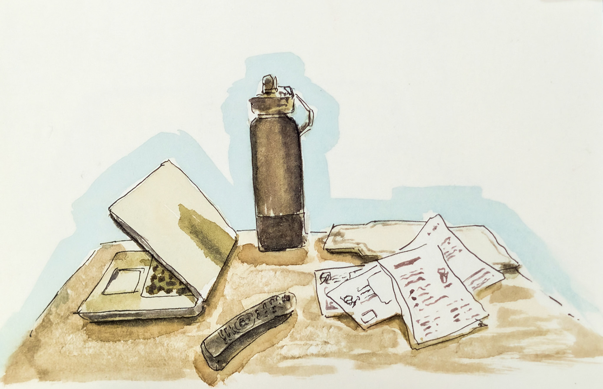 Coffee Table On a Weekday. Virginia