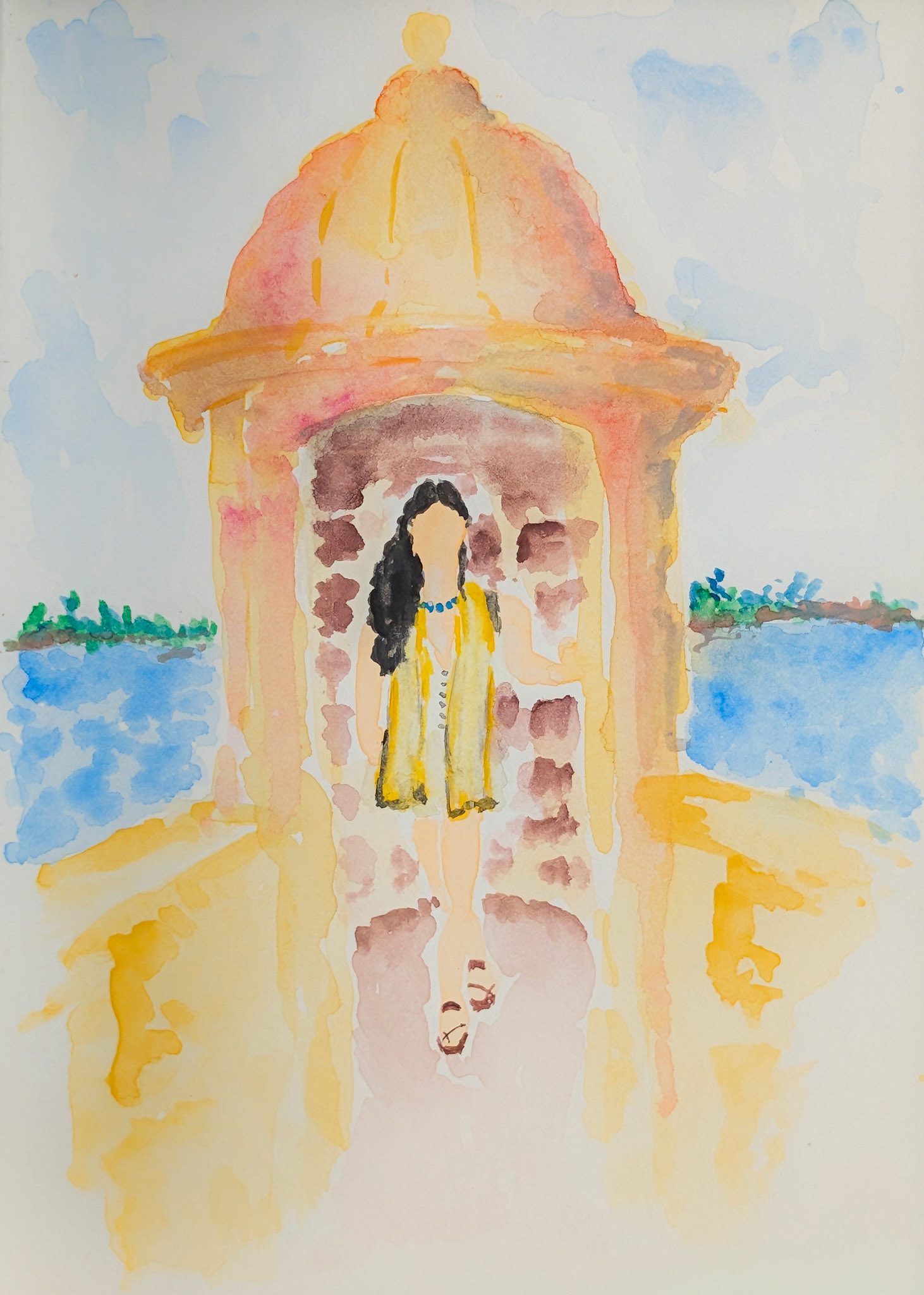 El Morro, Puerto Rico - precious family vacation. self portrait