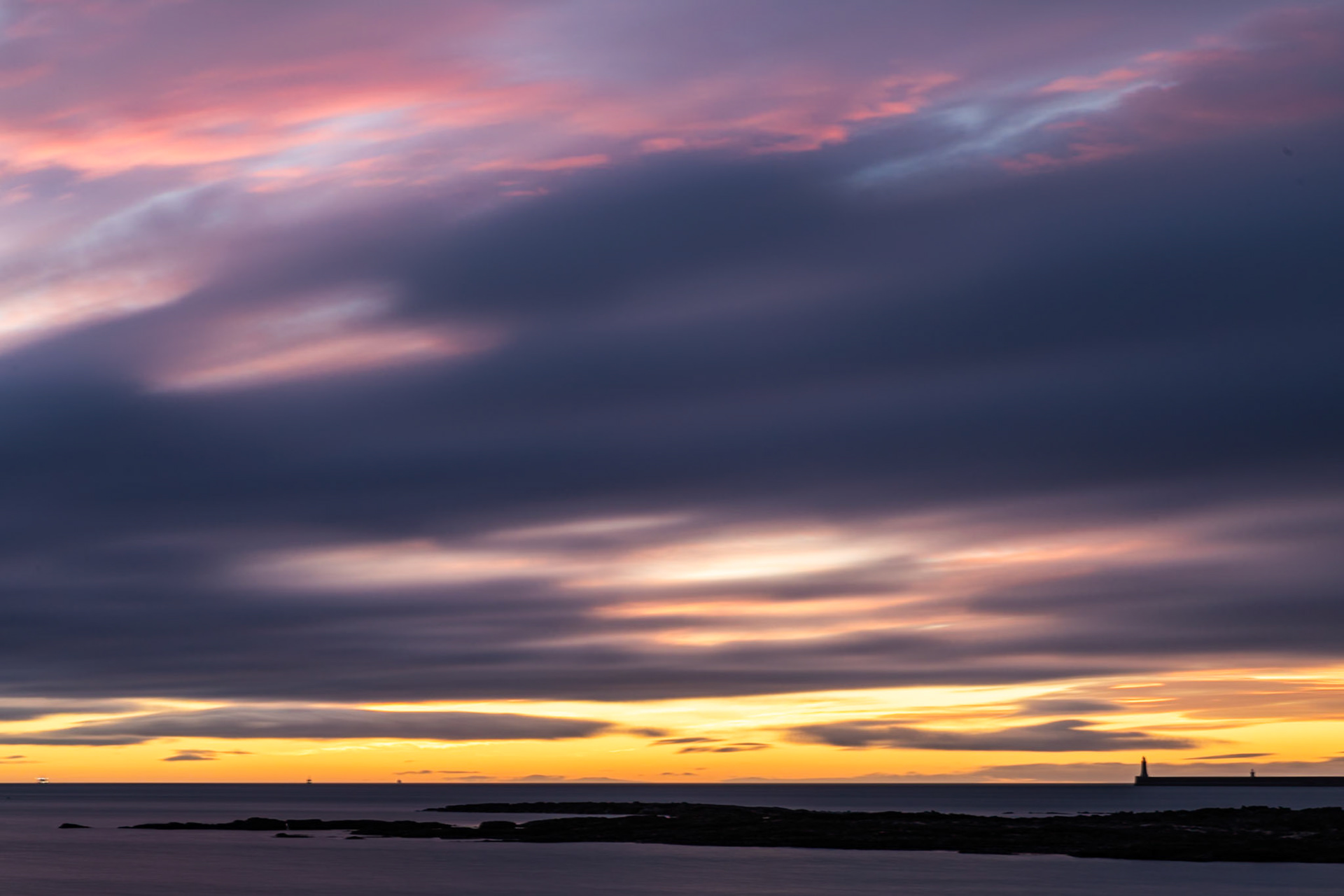 Twilight, Cullercoats Bay