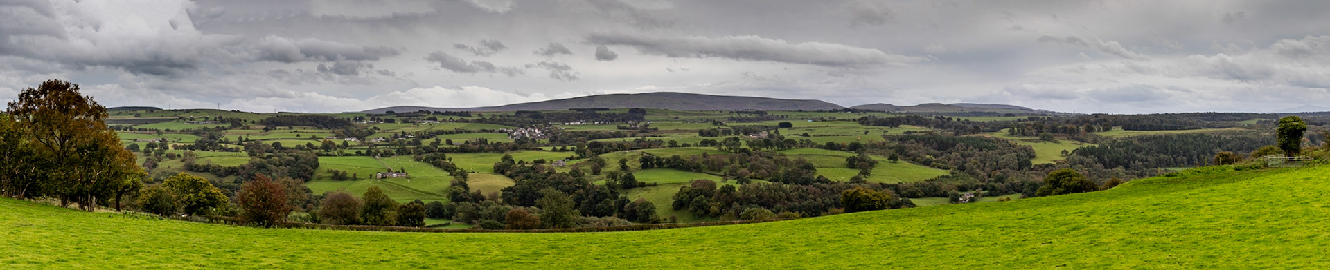 View on the River Irthing valley from Banks, Hadrian's Wall Path