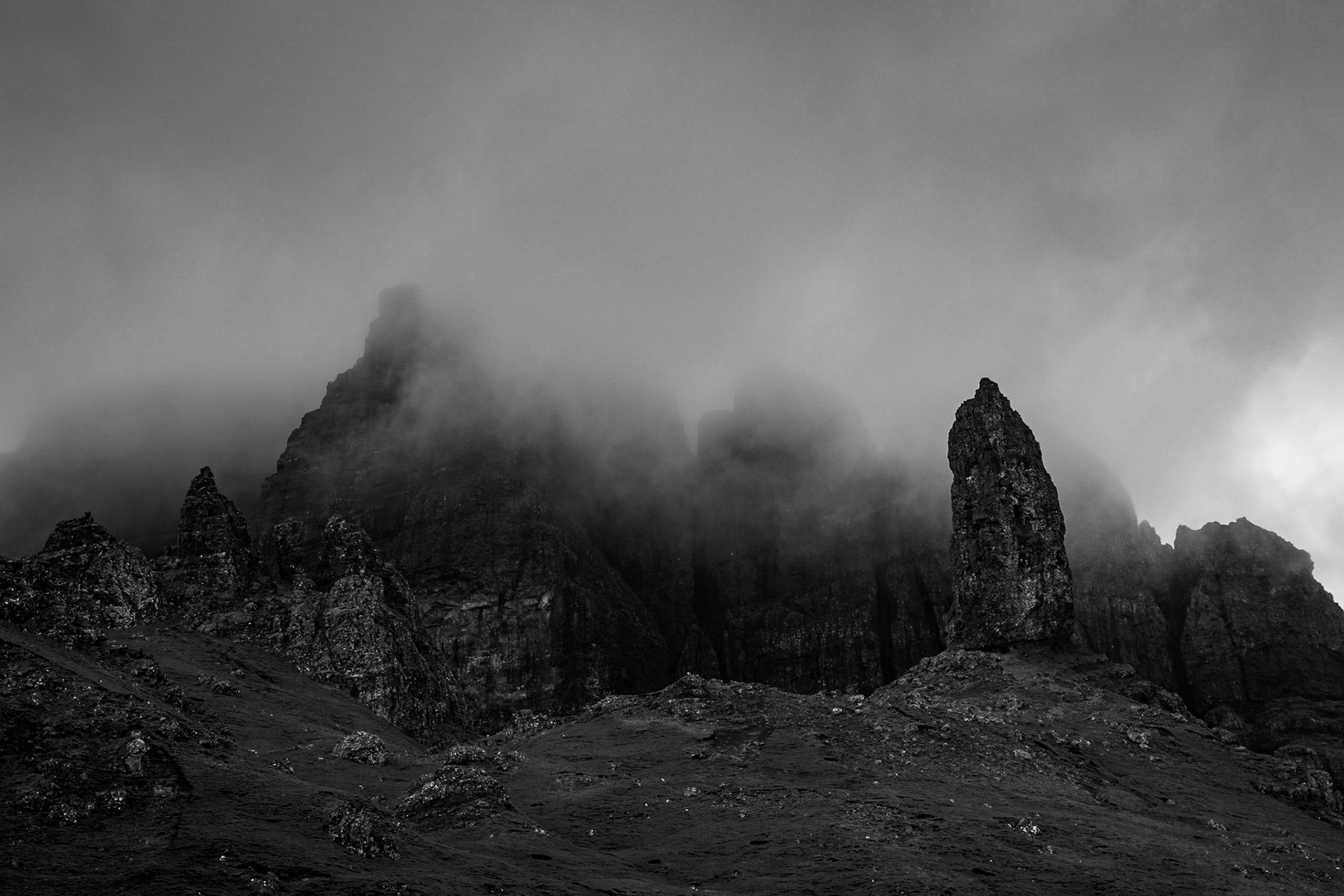 The Storr and the Old Man of Storr, Trotternish