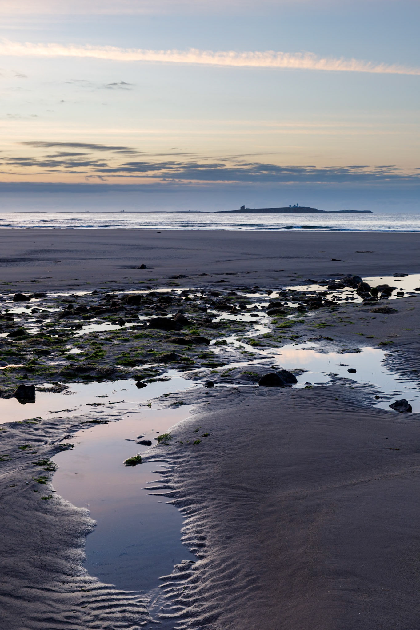 Morning view on Farne Islands