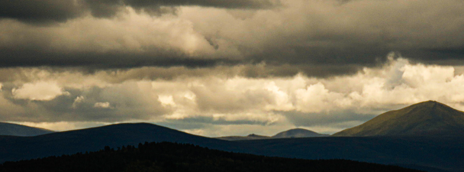 View from Grantown-on-Spey on the Cairngorms