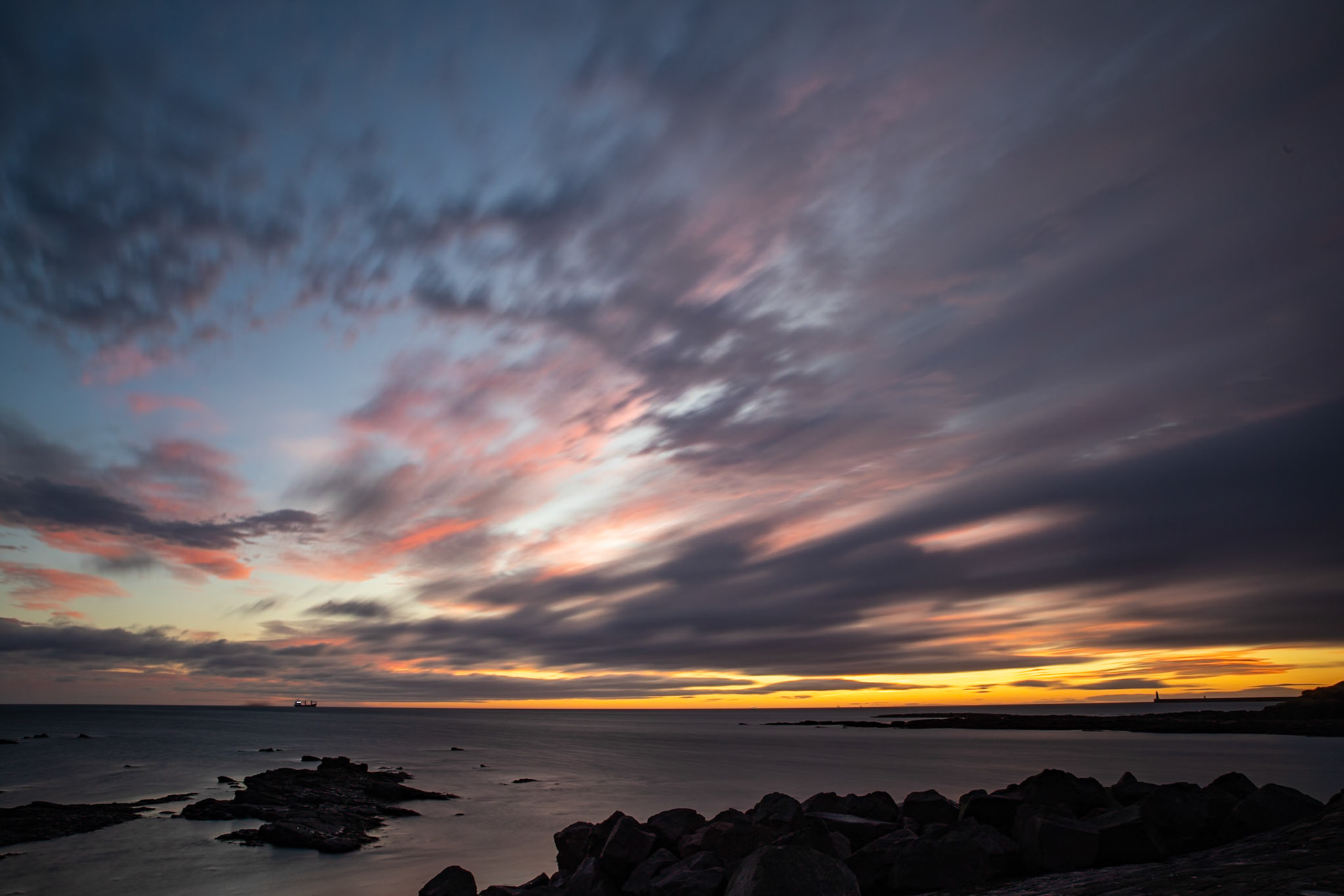 Twilight, Cullercoats Bay