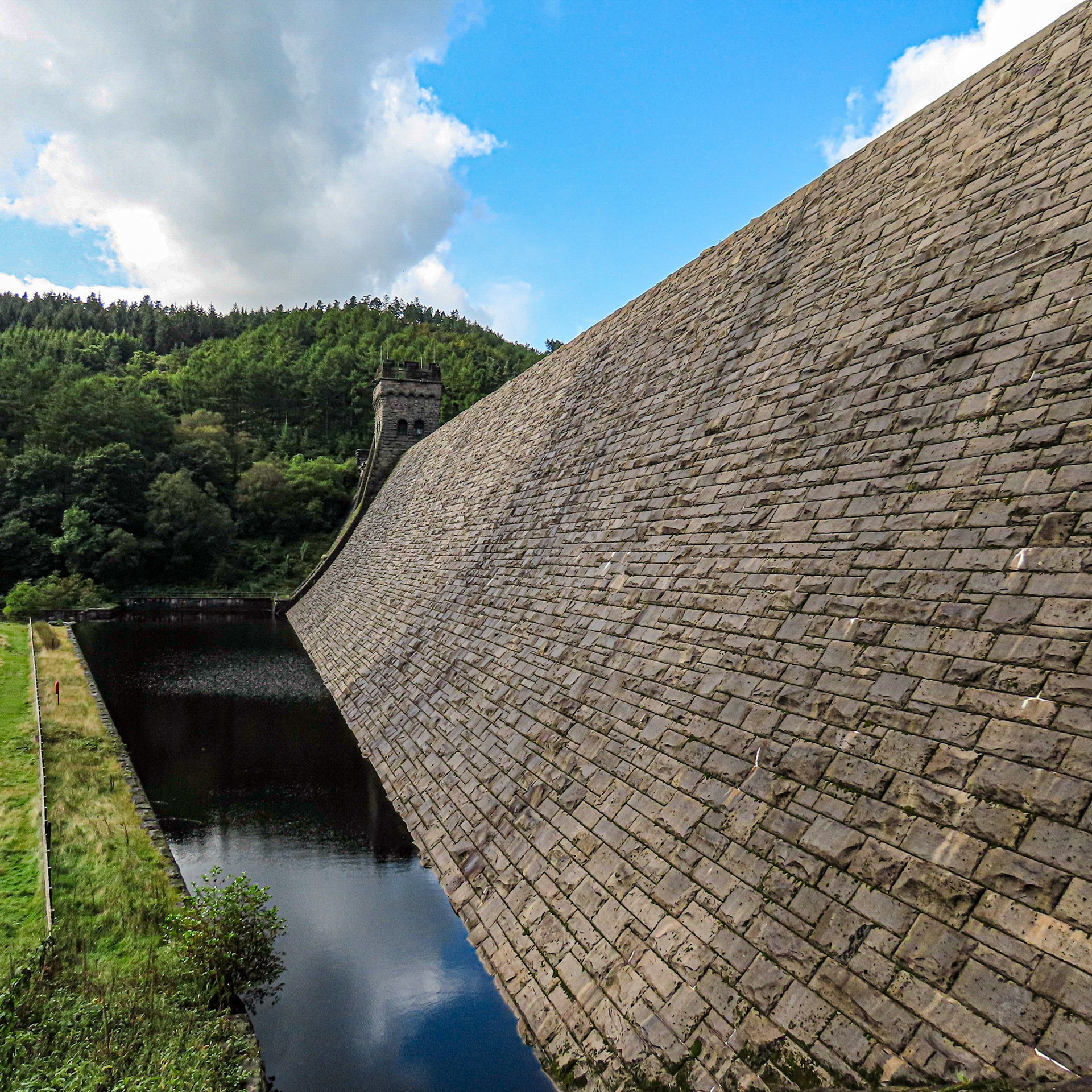Upper Derwent Reservoir Dam, Upper Derwent Valley, Derbyshire