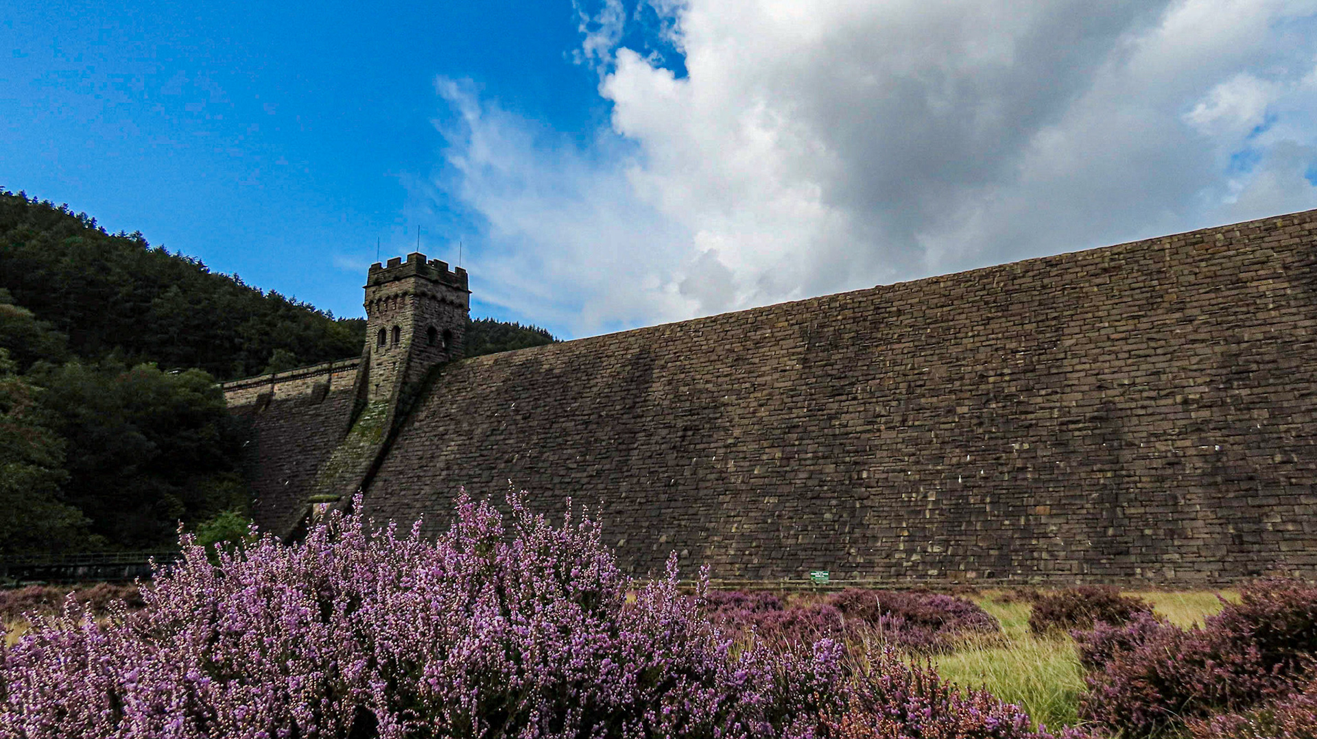 Upper Derwent Reservoir Dam, Upper Derwent Valley, Derbyshire